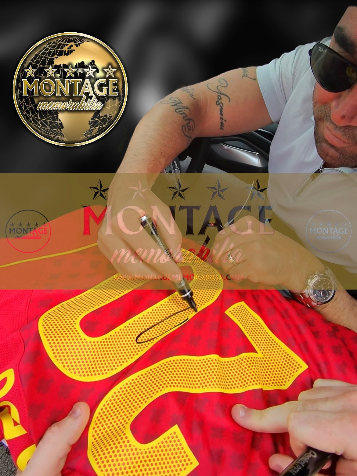 DECO SIGNED PORTUGAL FOOTBALL EURO 2004 HOME SHIRT (AFTAL COA)