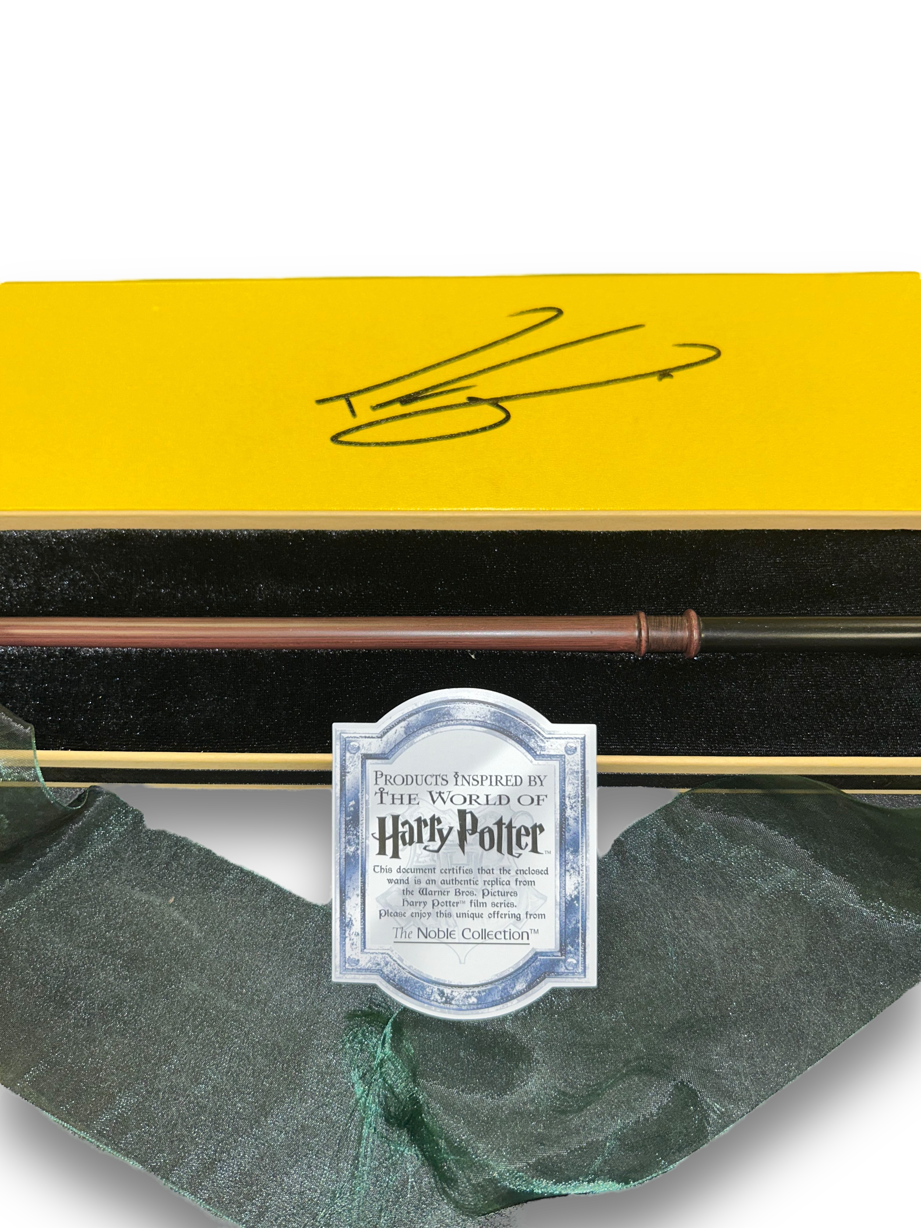 TOM FELTON SIGNED MALFOY HARRY POTTER WAND MOVIE PROP (AFTAL COA)