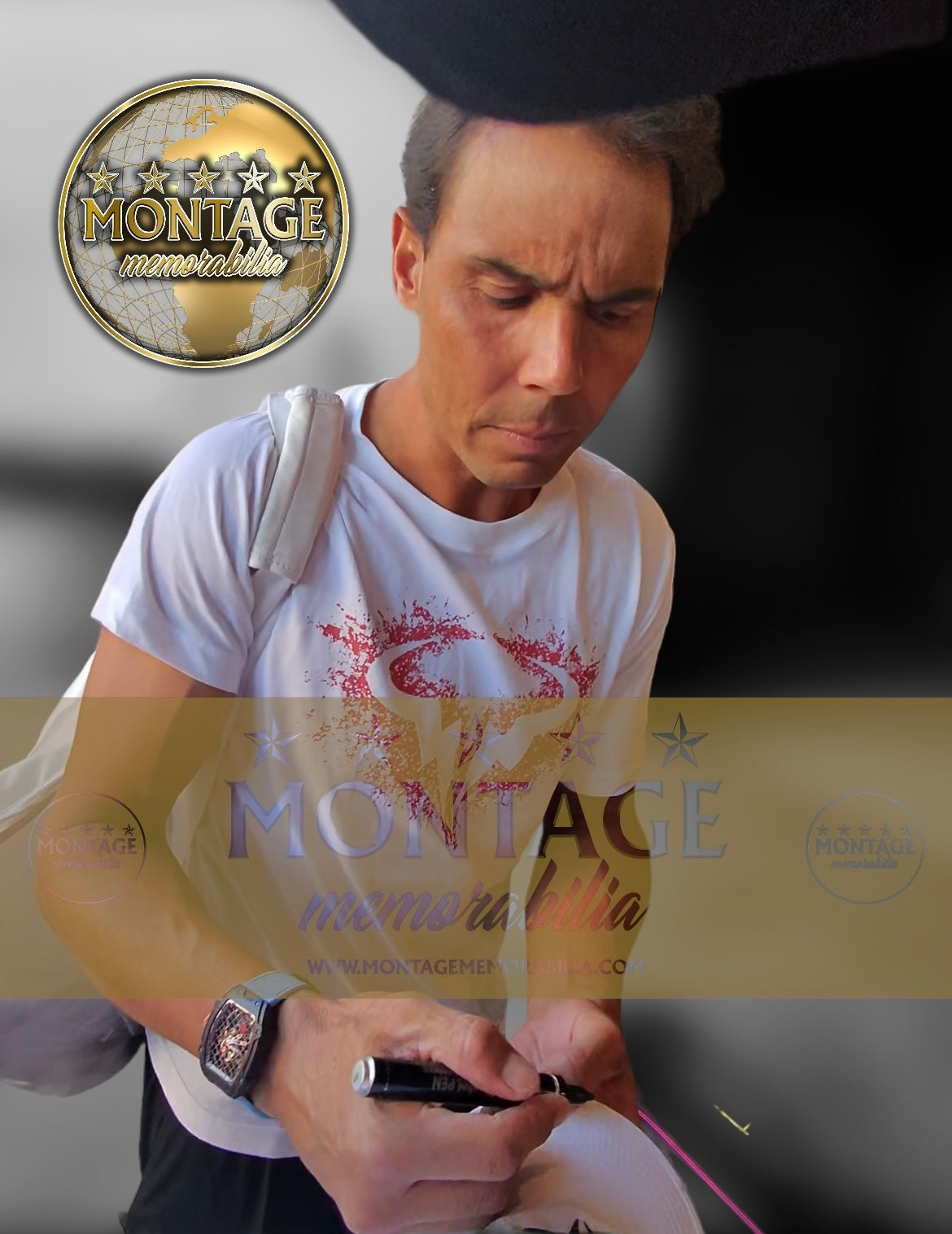 RAFAEL NADAL SIGNED WHITE NADAL NIKE TENNIS CAP (AFTAL COA)