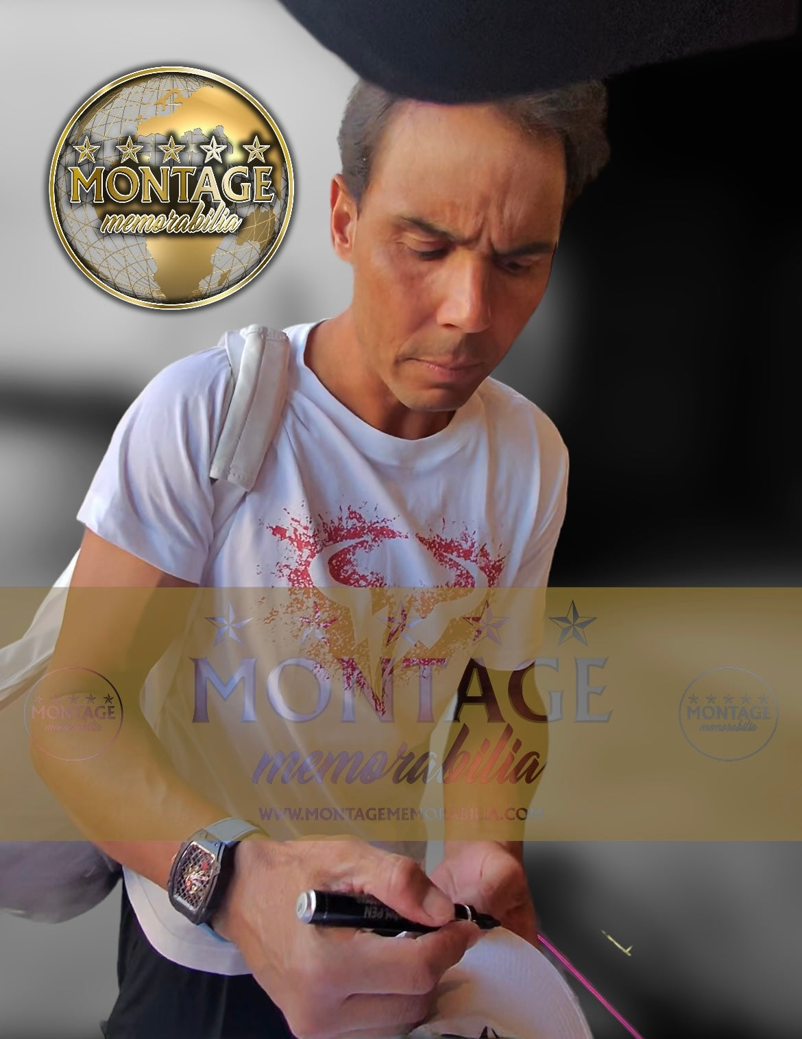 RAFAEL NADAL SIGNED WHITE NADAL NIKE TENNIS CAP (AFTAL COA) 2