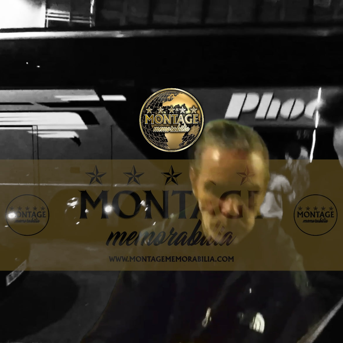 IAN BROWN SIGNED 16x12 STONE ROSES PHOTOGRAPH (AFTAL COA) 18