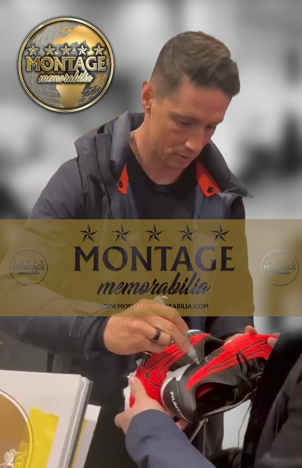 FERNANDO TORRES SIGNED NIKE MERCURIAL VAPOUR RED FOOTBALL BOOT LEGEND (AFTAL COA)