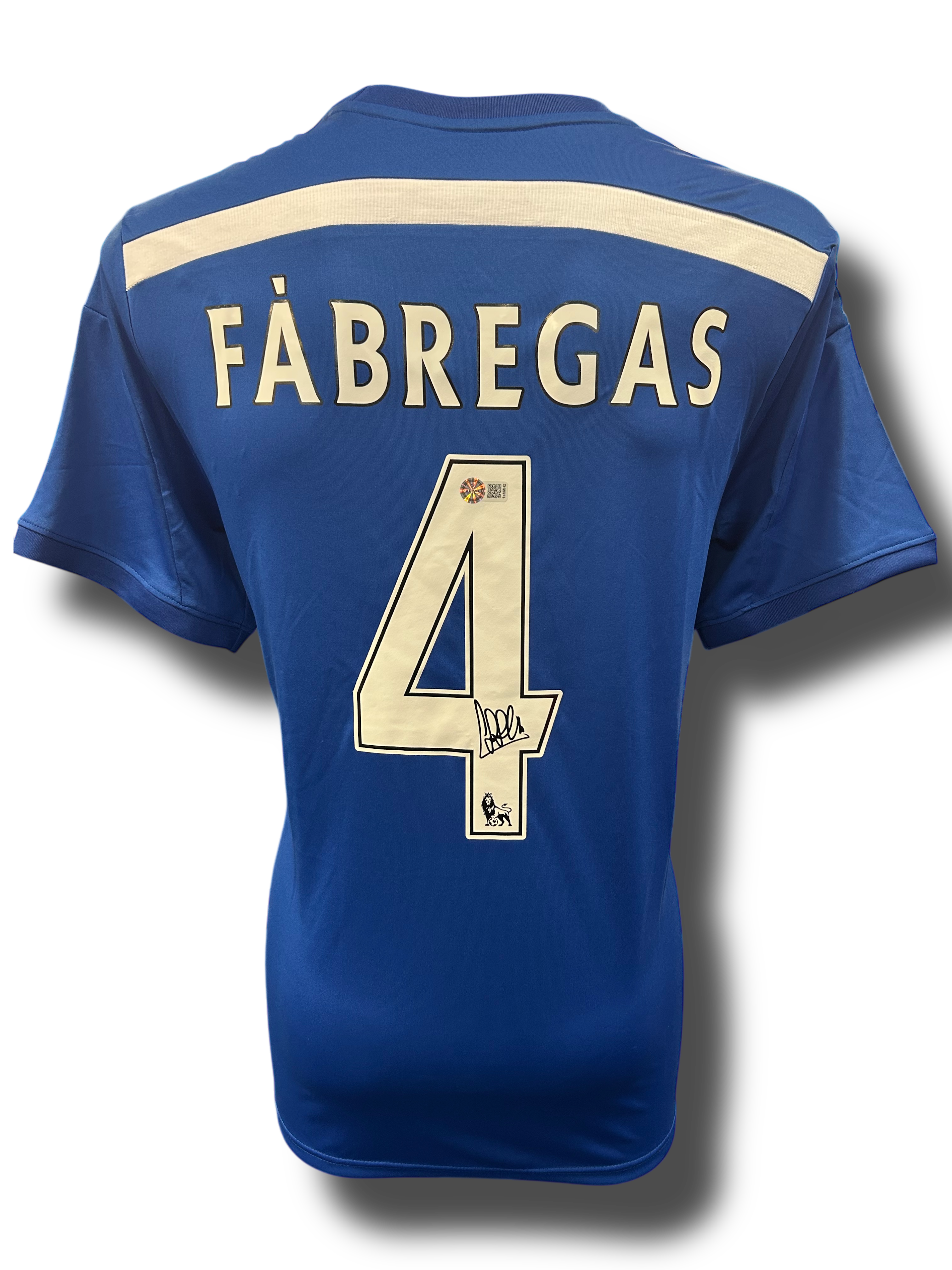 CESC FABREGAS SIGNED CHELSEA FC 2014/15 HOME SHIRT (AFTAL AUTHENTICATED)