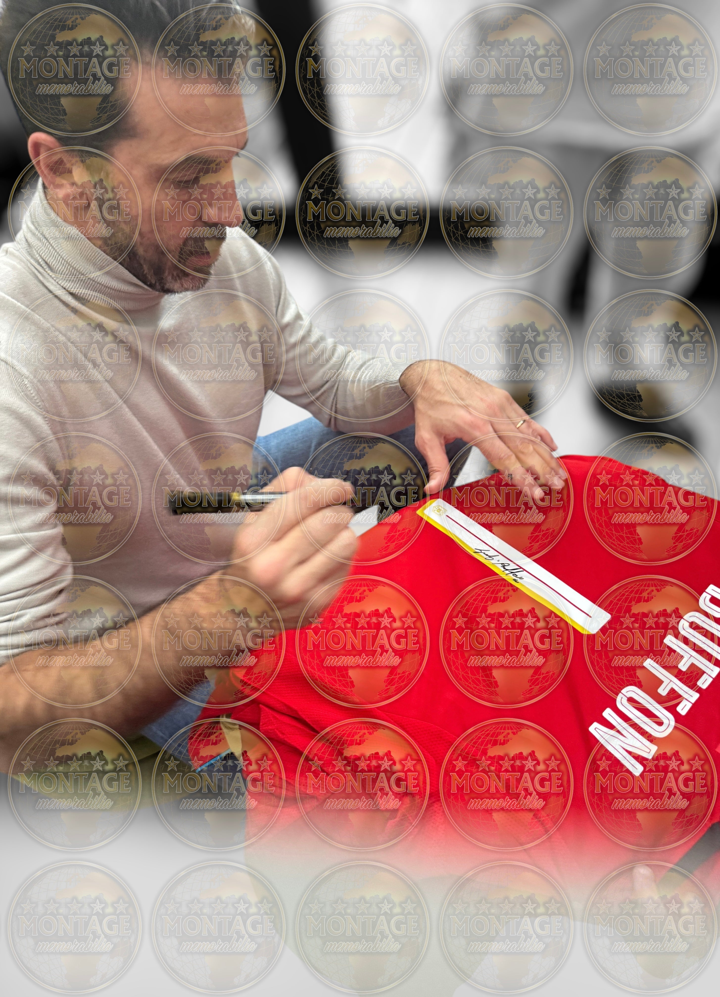 GIANLUIGI BUFFON SIGNED 2016 ITALY GOALKEEPER SHIRT (ACG CERT AG17292)