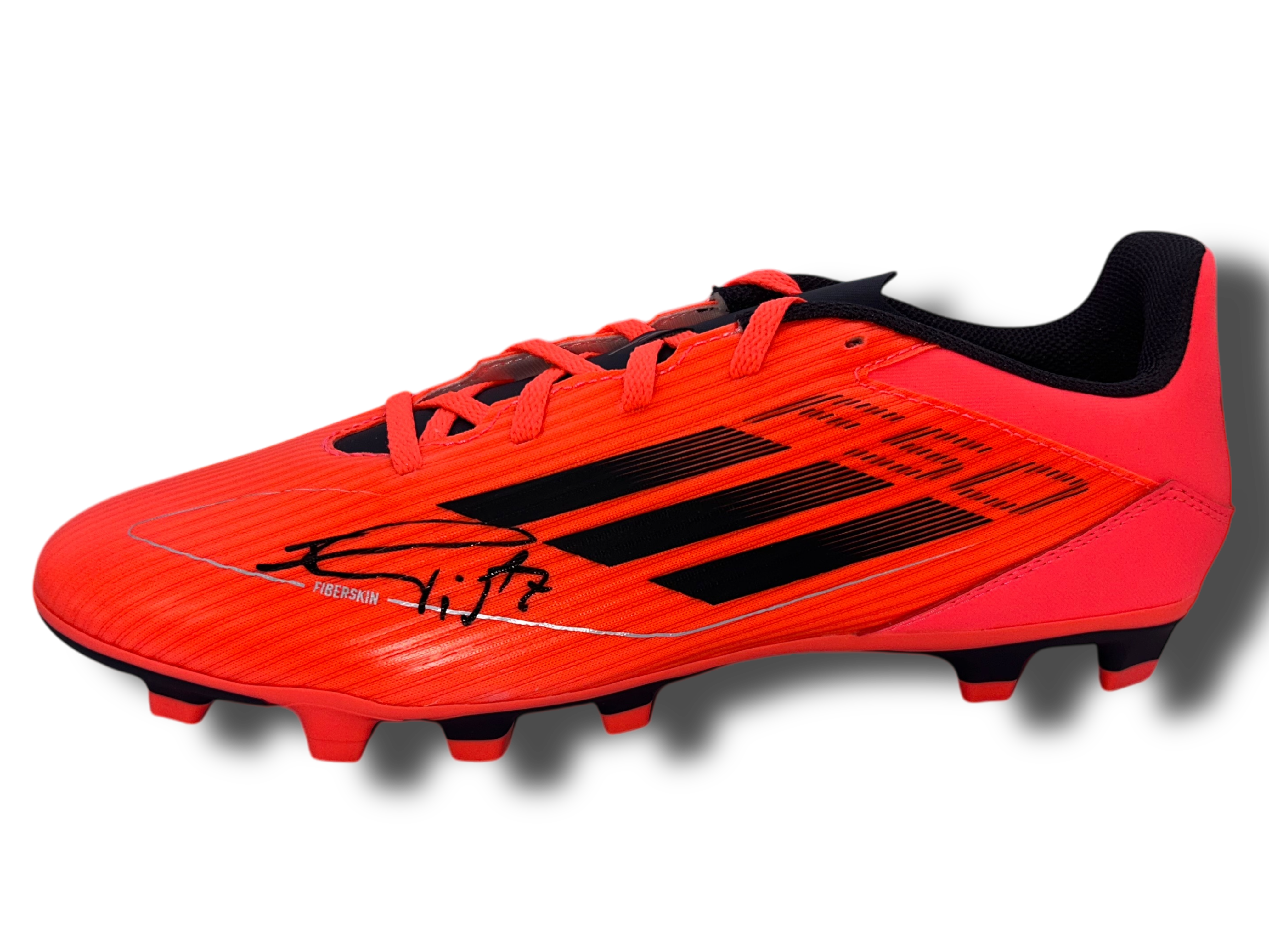 FLORIAN WIRTZ SIGNED ADIDAS F-50 FOOTBALL BOOT (AFTAL COA)