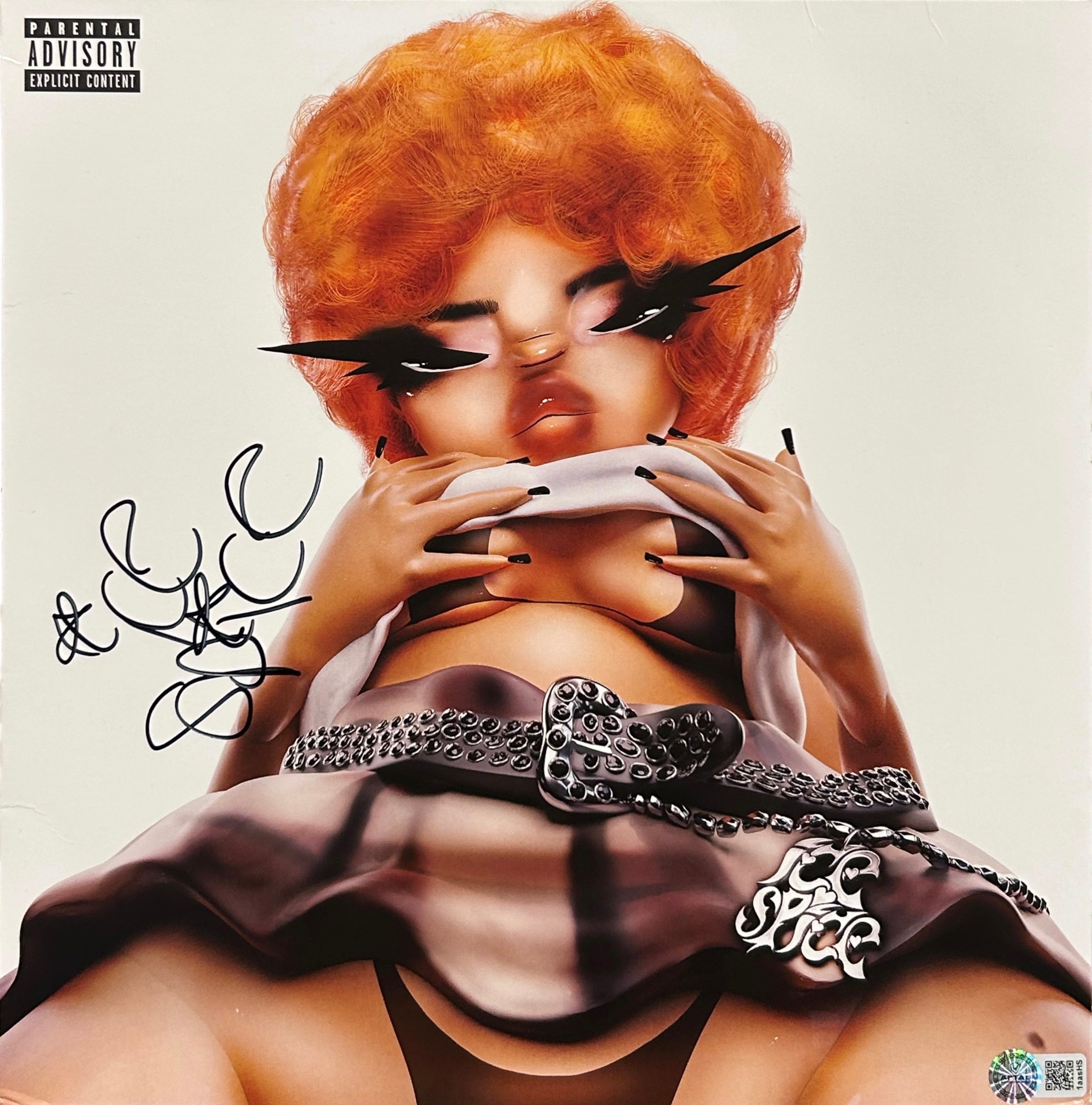 ICE SPICE SIGNED LIKE..? VINYL ALBUM (AFTAL AUTHENTICATED)