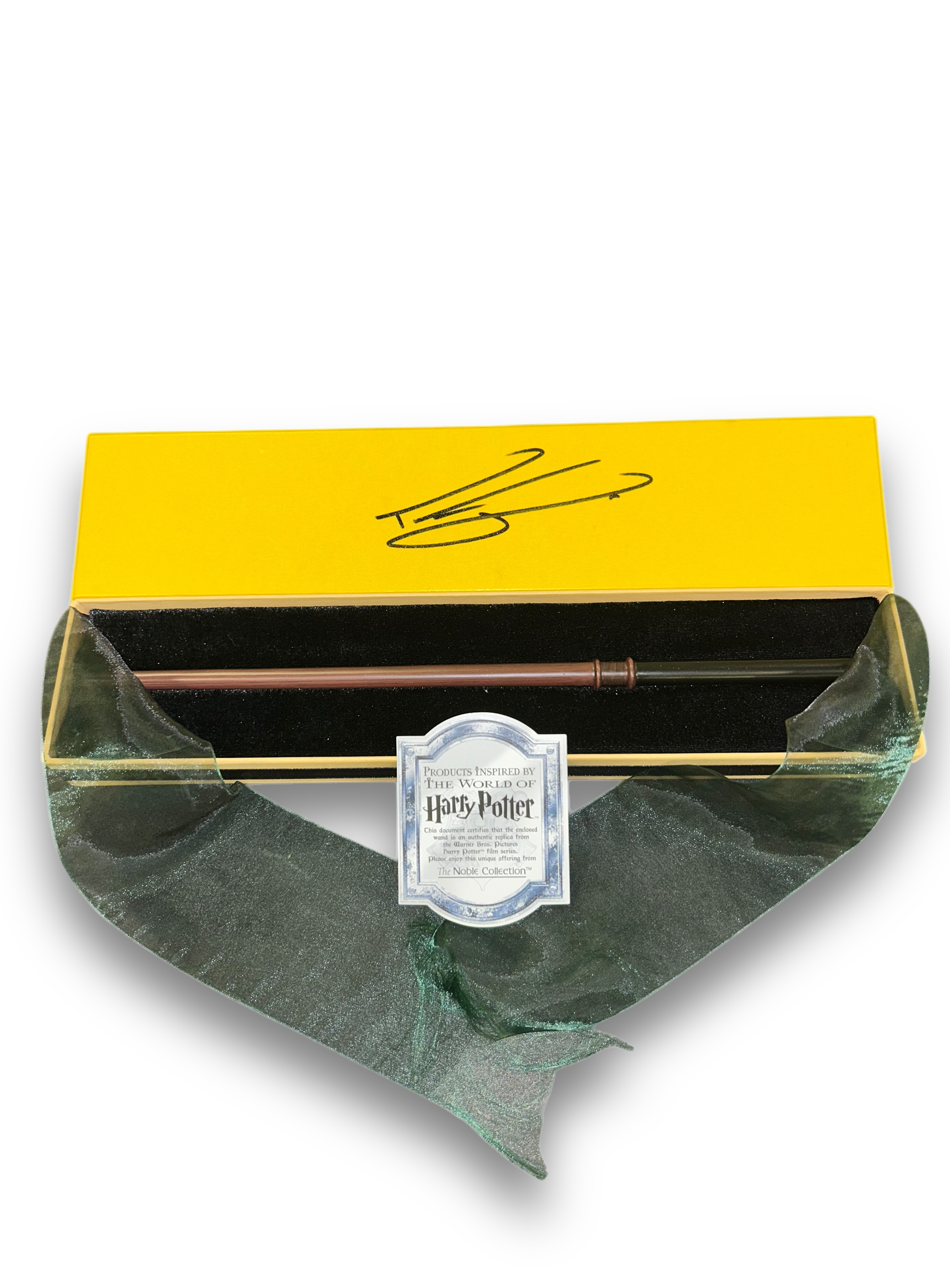 TOM FELTON SIGNED MALFOY HARRY POTTER WAND MOVIE PROP (AFTAL COA)