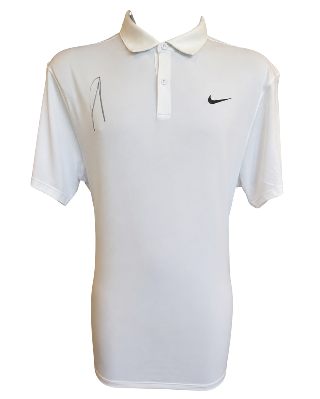 JANNIK SINNER SIGNED WHITE NIKE TENNIS POLO SHIRT (ACG CERT AG19133)