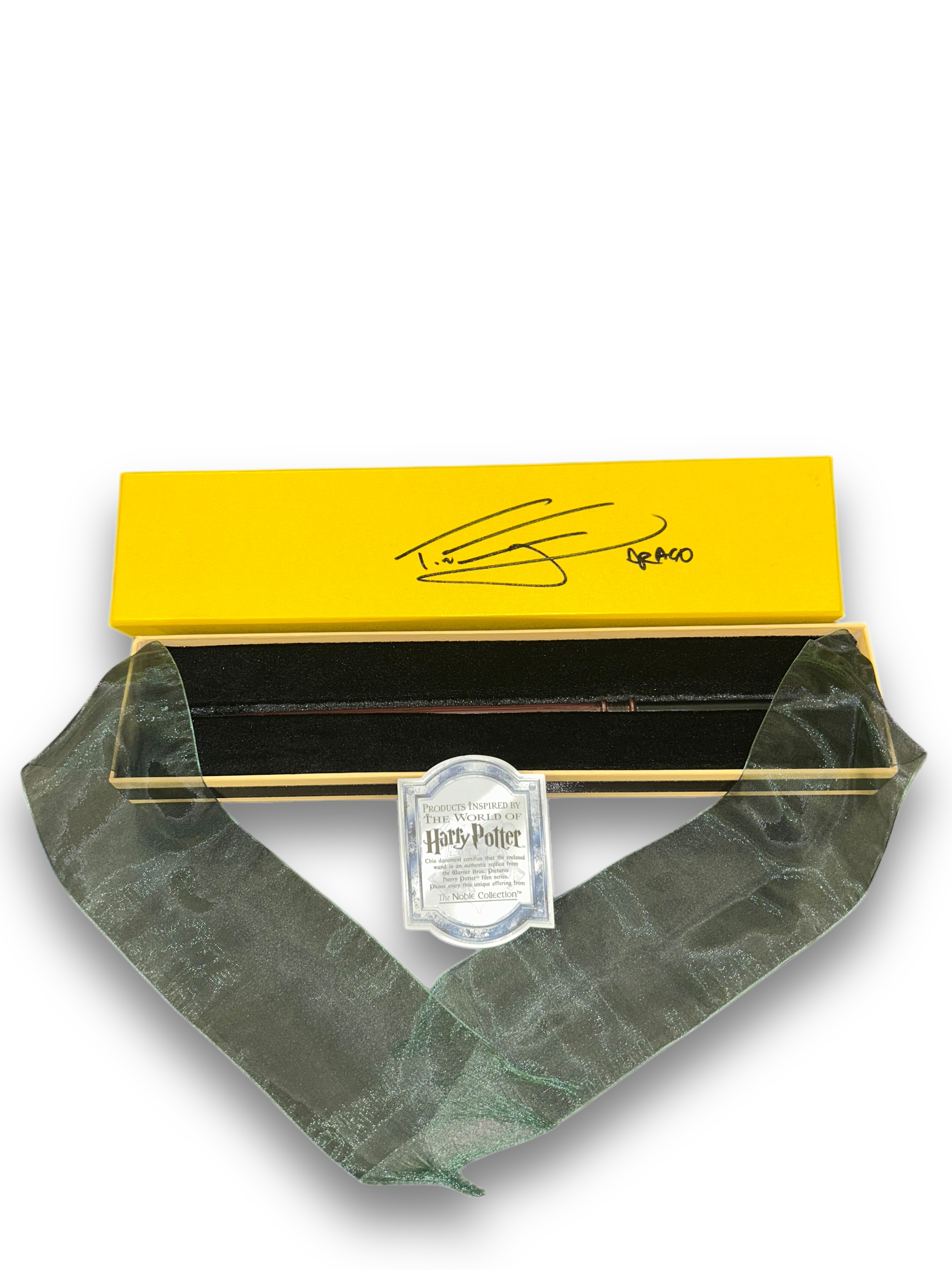 TOM FELTON SIGNED DRACO MALFOY HARRY POTTER WAND MOVIE PROP (AFTAL COA)