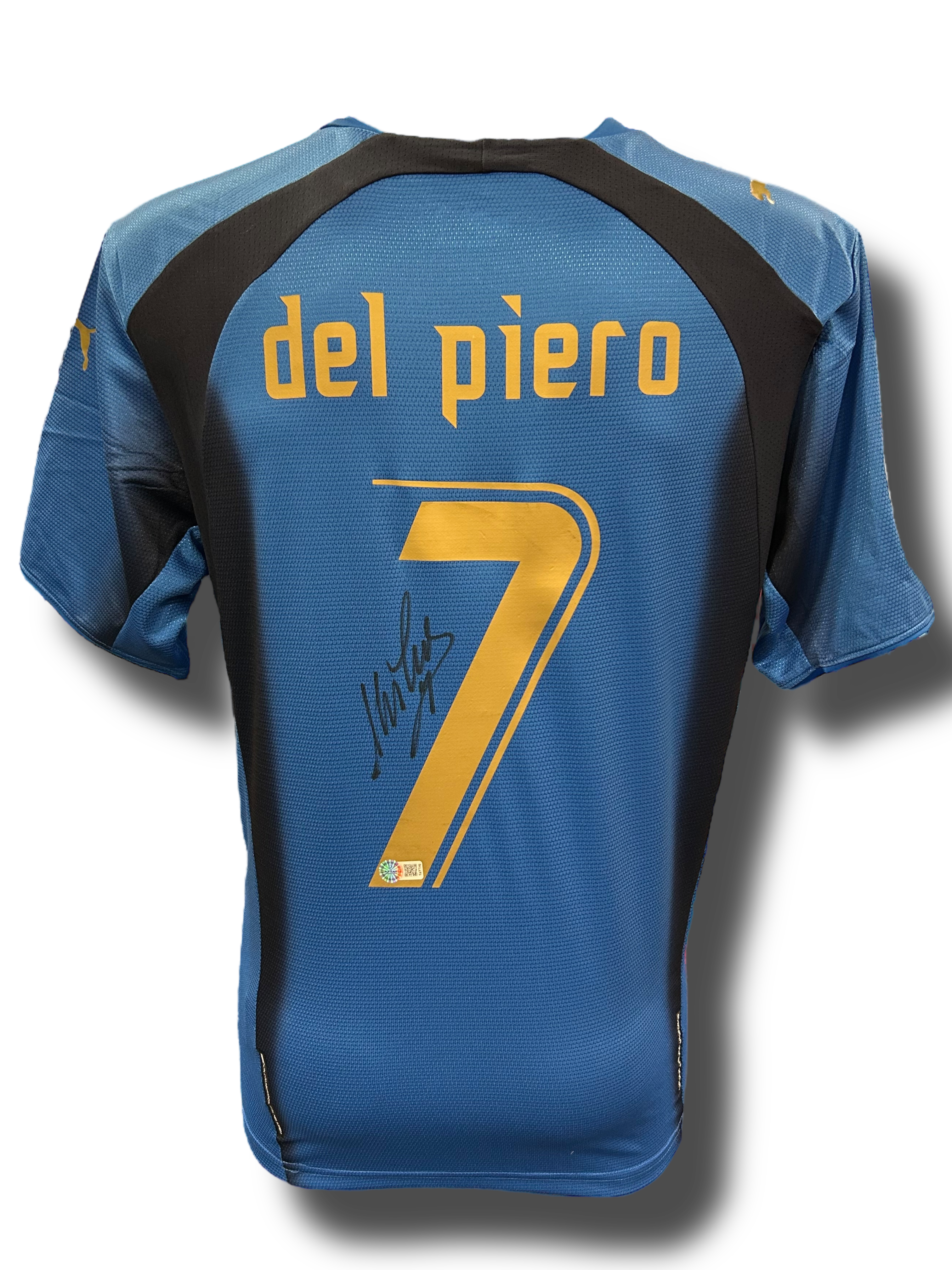 ALESSANDRO DEL PIERO SIGNED ITALY 2006 WORLD CUP SHIRT (AFTAL AUTHENTICATION)