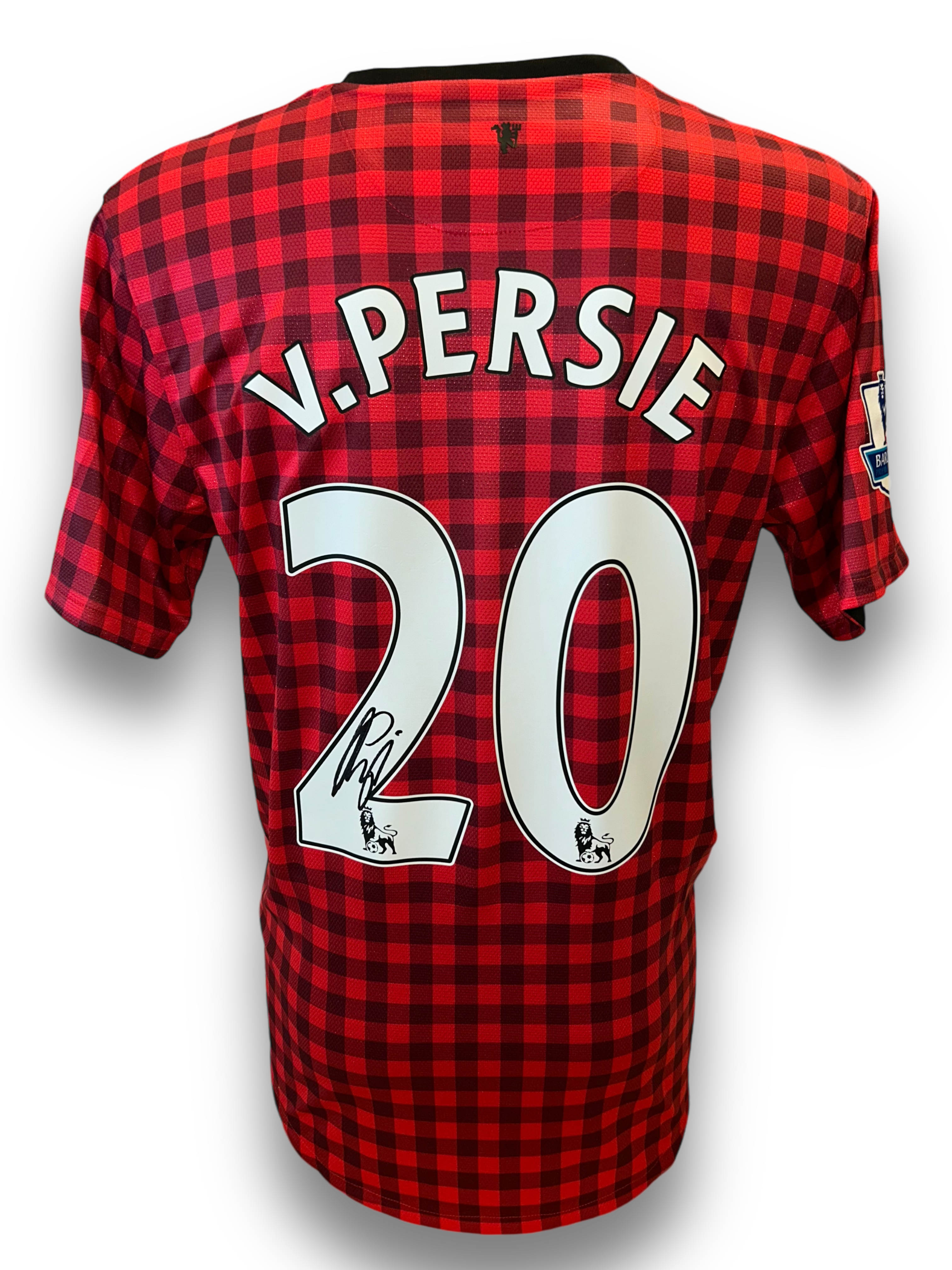 ROBIN VAN PERSIE SIGNED 2012/14 3 MANCHESTER UNITED HOME SHIRT (AFTAL COA)