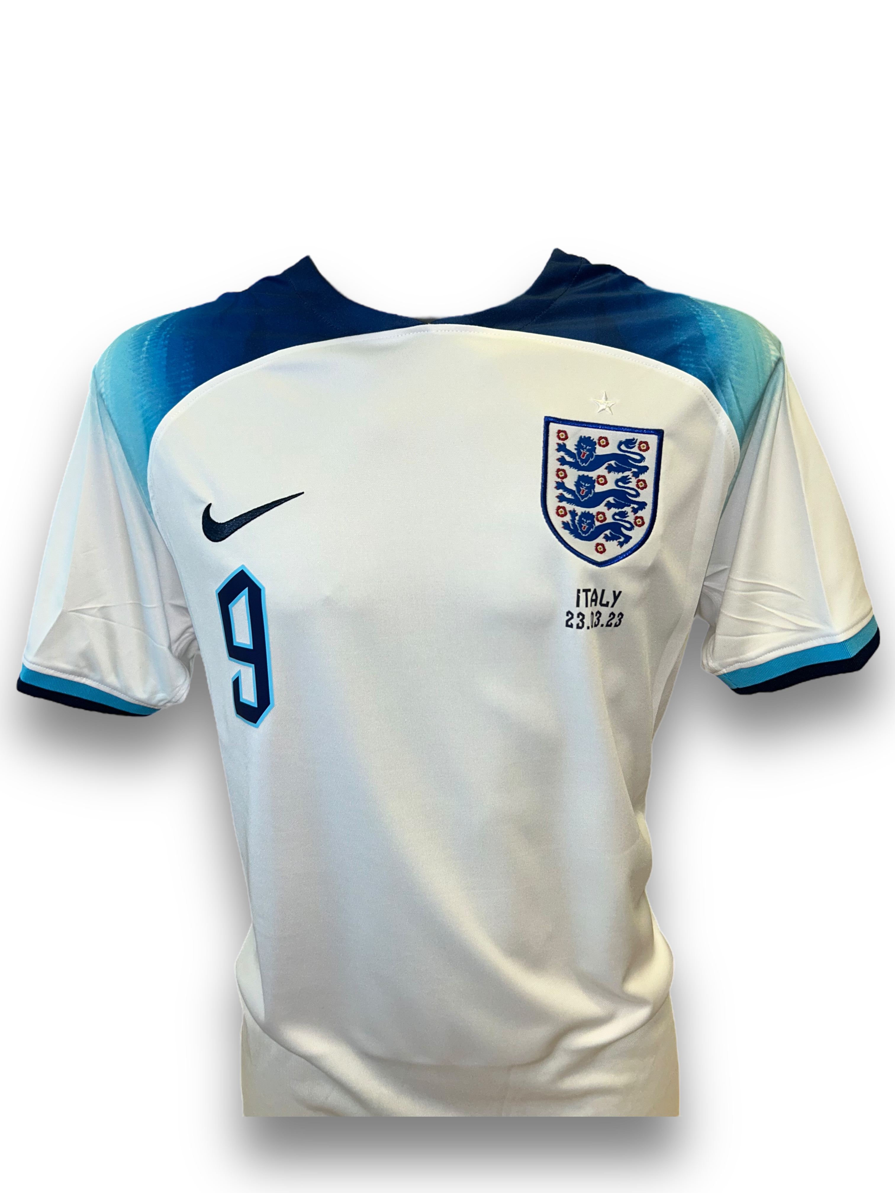 HARRY KANE SIGNED 2022 ENGLAND RECORD GOAL SCORER HOME SHIRT (ACG CERT AG17285)