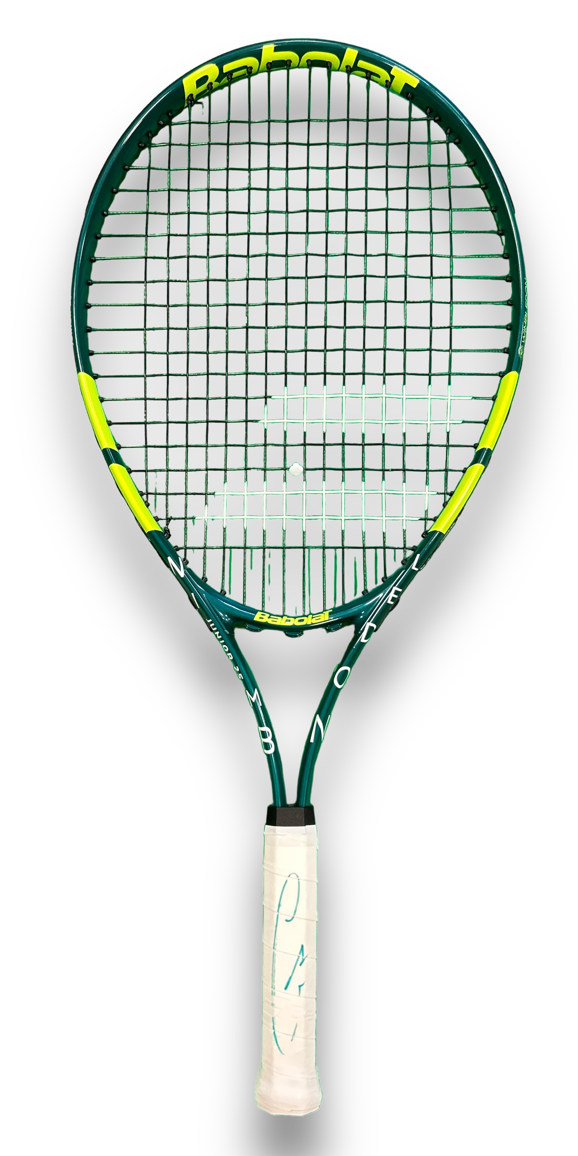 CARLOS ALCARAZ SIGNED BABOLAT WIMBLEDON WINNER TENNIS RACKET (AFTAL COA)