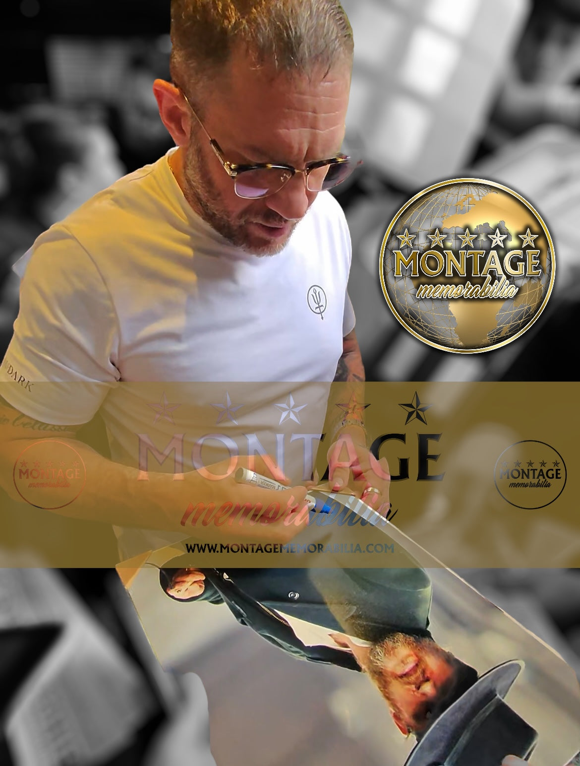 TOM HARDY SIGNED PEAKY BLINDERS 14x11 PHOTO (ACG CERT AG16661)