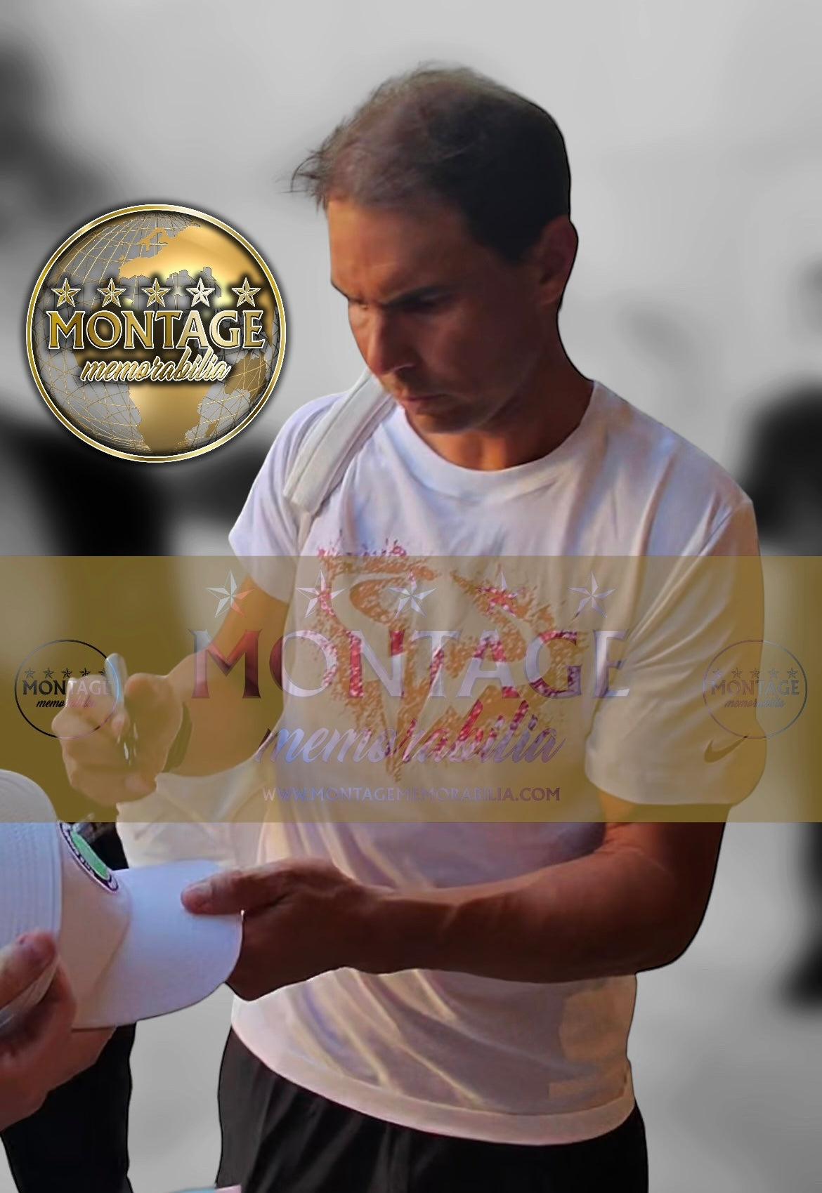 RAFAEL NADAL SIGNED WHITE NADAL NIKE TENNIS CAP (AFTAL COA) 4