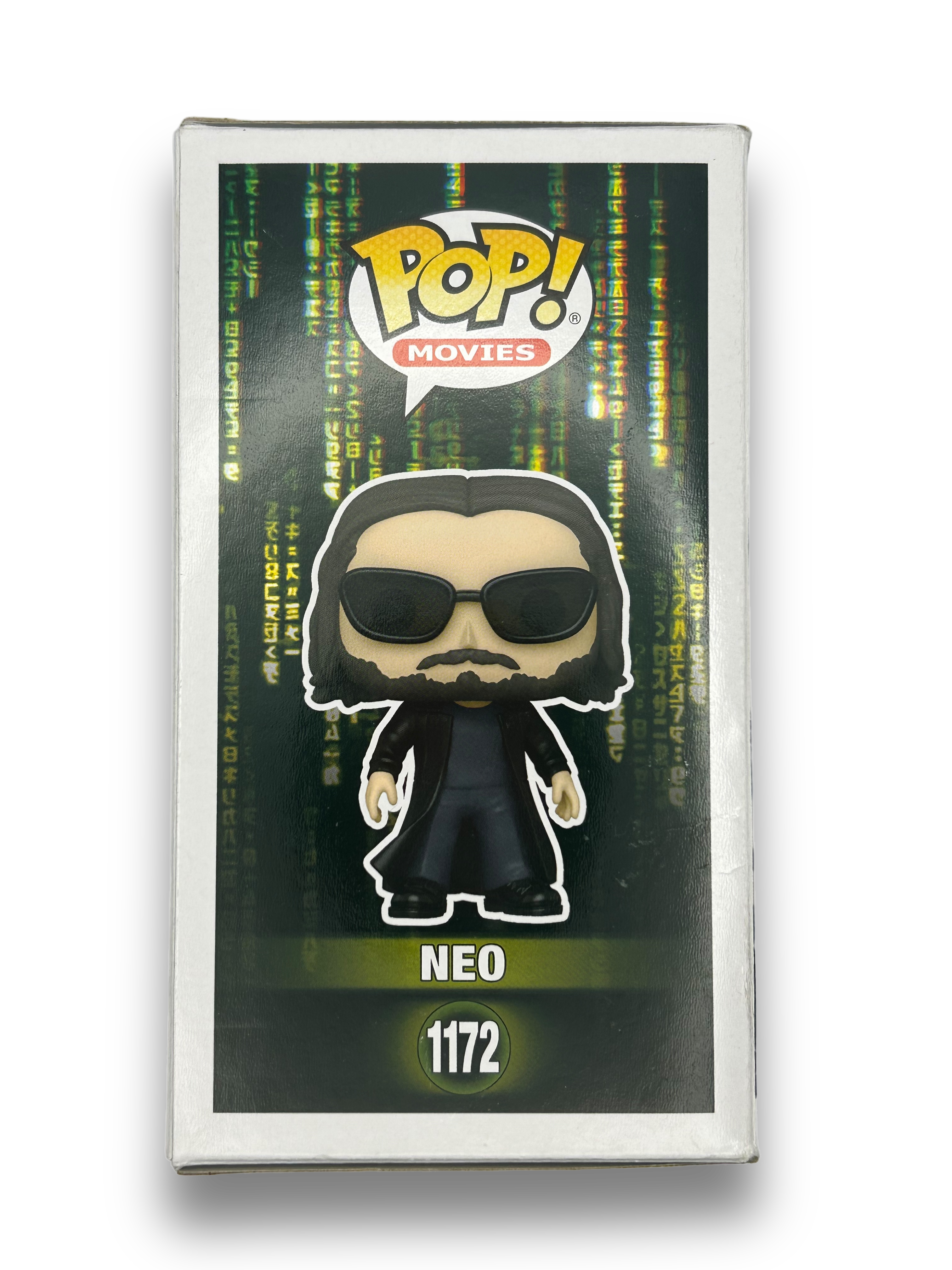 KEANU REEVES SIGNED NEO THE MATRIX FUNKO POP! #1772 (AFTAL COA)