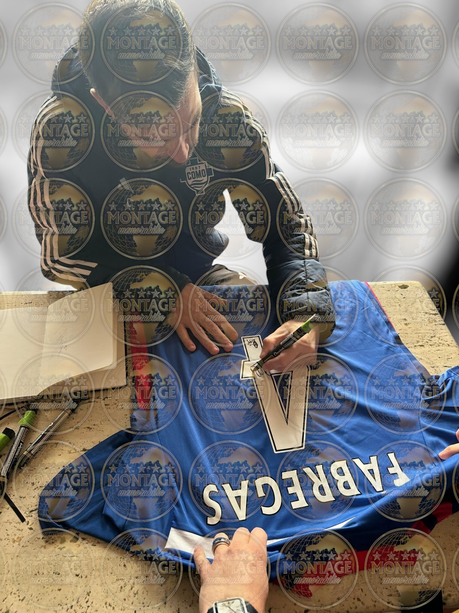 CESC FABREGAS SIGNED CHELSEA FC 2014/15 HOME SHIRT (AFTAL AUTHENTICATED)