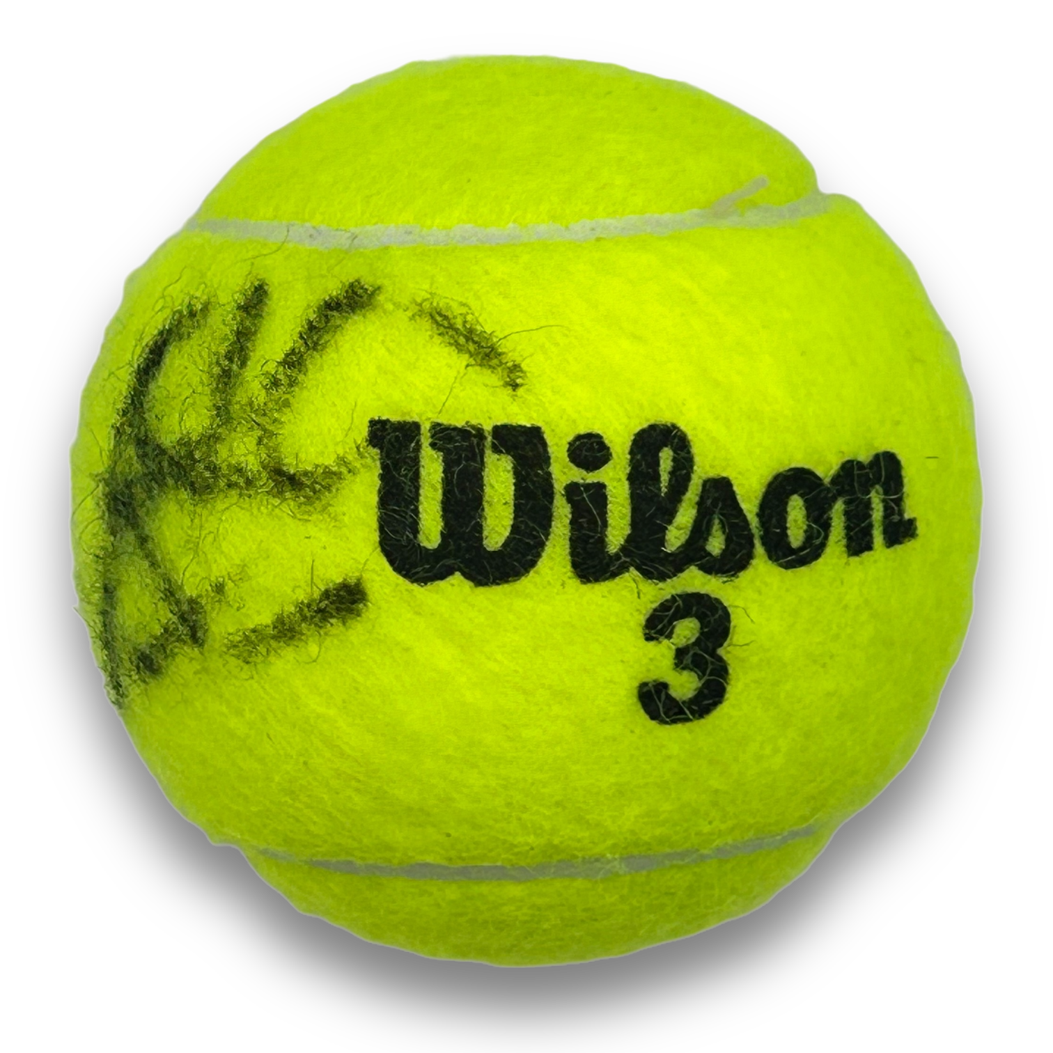 ALEX DE MINAUR SIGNED WILSON 3 ROLAND GARROS TENNIS BALL (AFTAL COA)