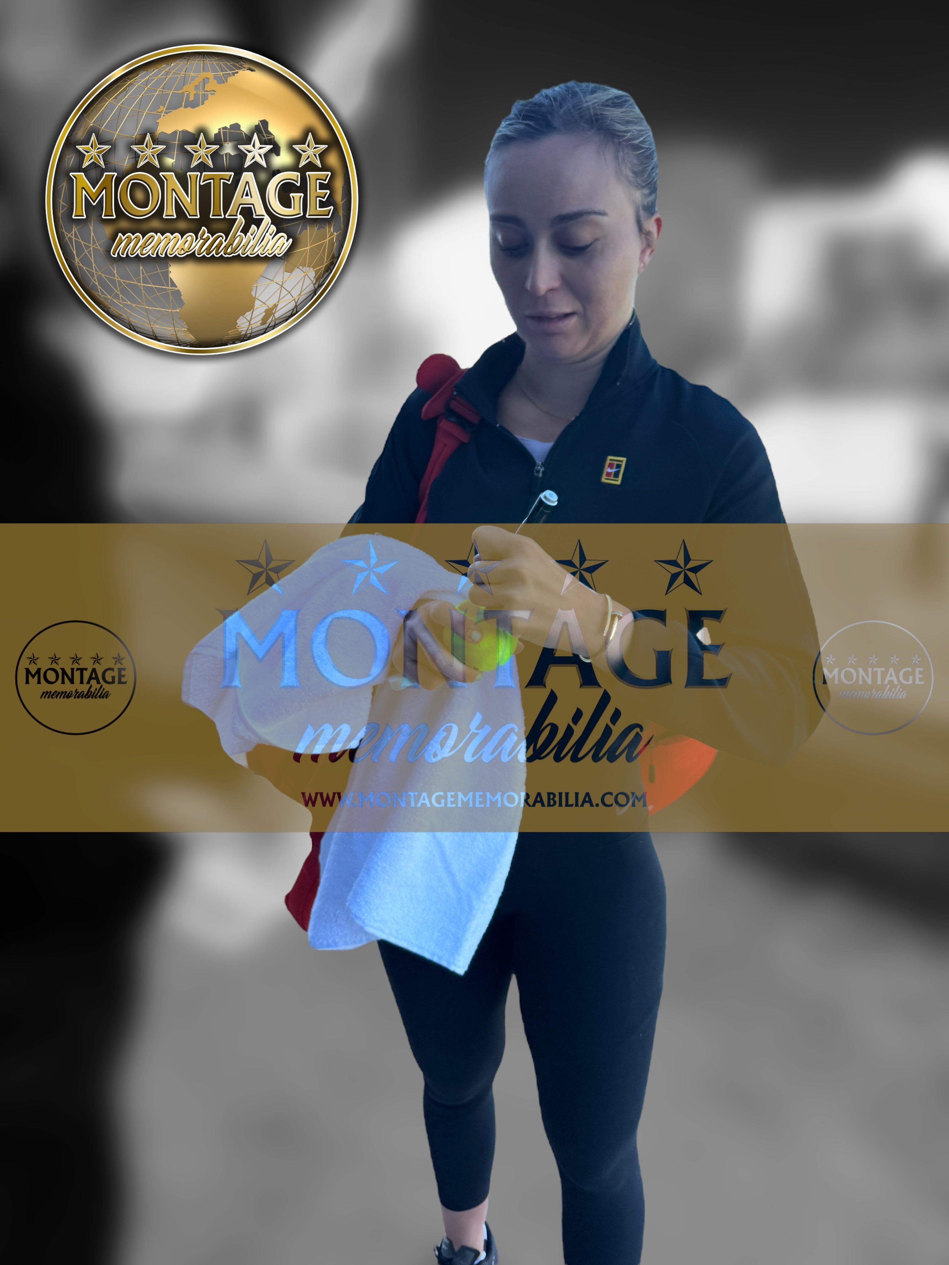 PAULA BADOSA SIGNED DUNLOP FORT 1 TENNIS BALL (AFTAL COA)