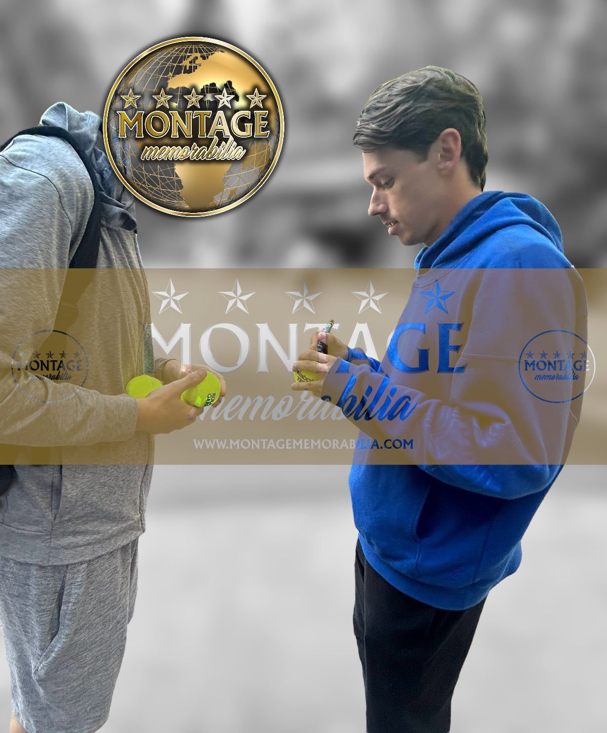 ALEX DE MINAUR SIGNED BABOLAT TENNIS BALL (AFTAL COA)