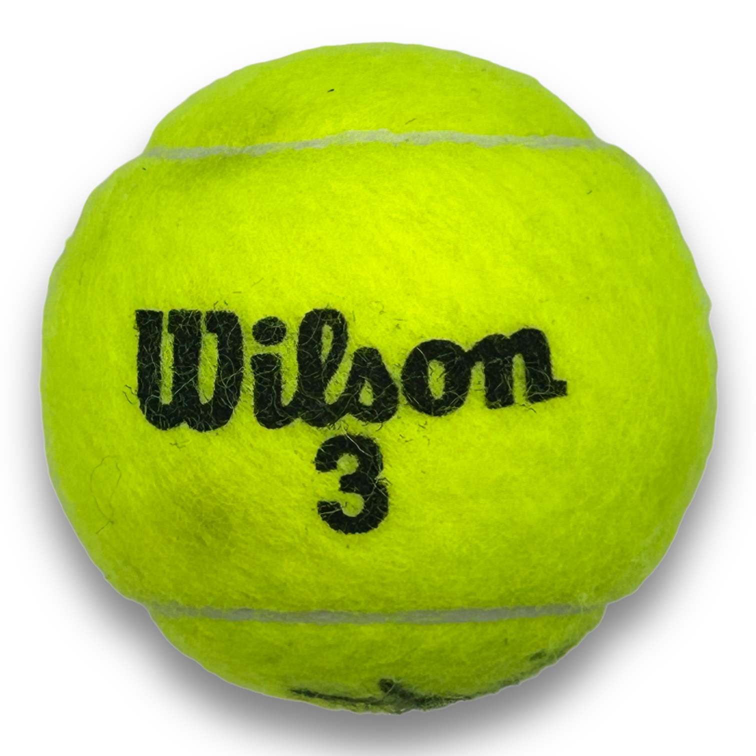 ONS JABEUR SIGNED WILSON 3 ROLAND GARROS TENNIS BALL (AFTAL COA) 2