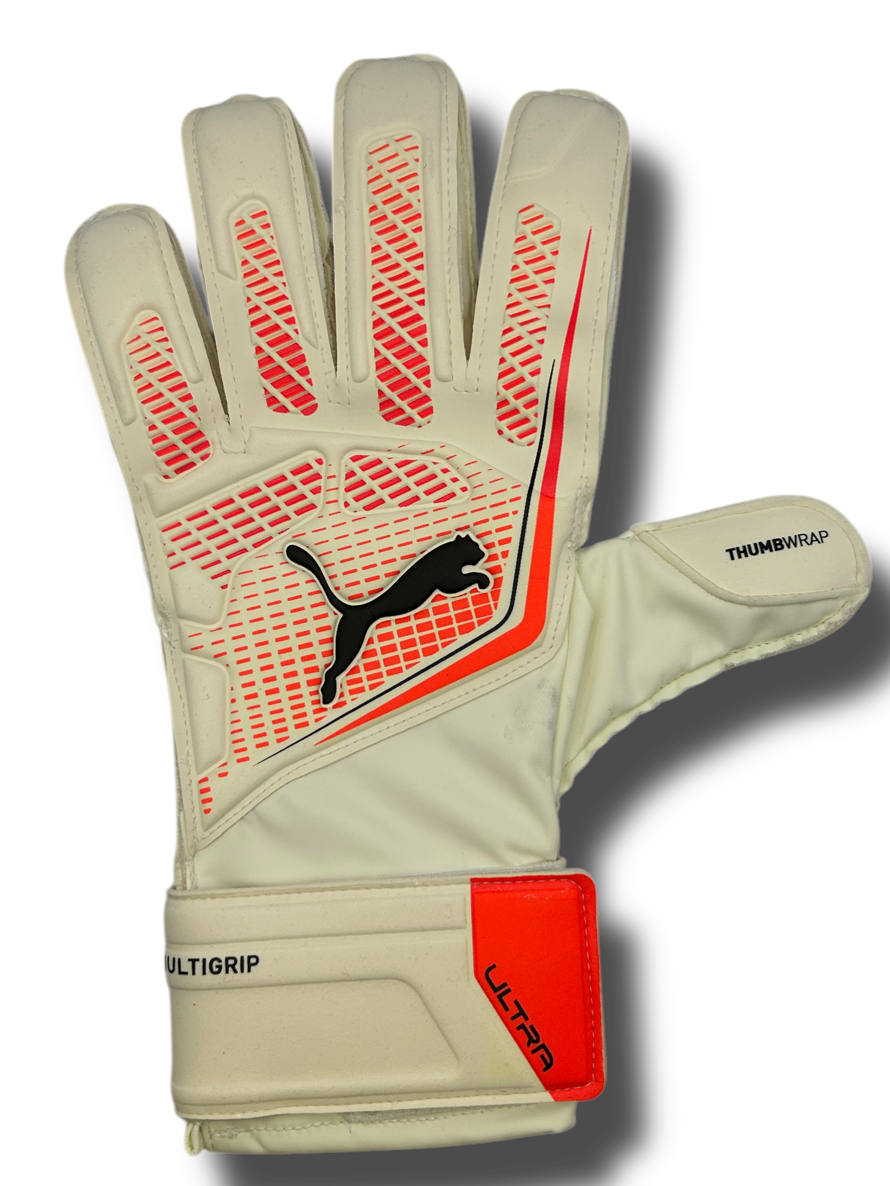 GIANLUIGI BUFFON SIGNED PUMA WHITE GOALKEEPER GLOVE L (AFTAL AUTHENTICATED)