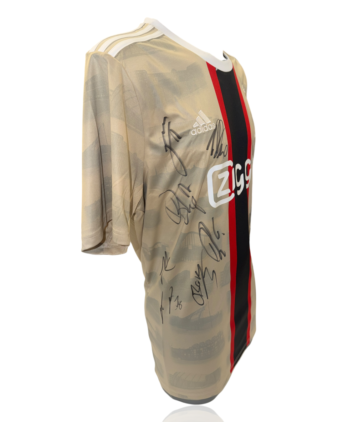 AFC AJAX SIGNED 2022/23 AWAY SQUAD SHIRT BERGWIJN, BLIND, KUDUS (ACG CERT AG17632)