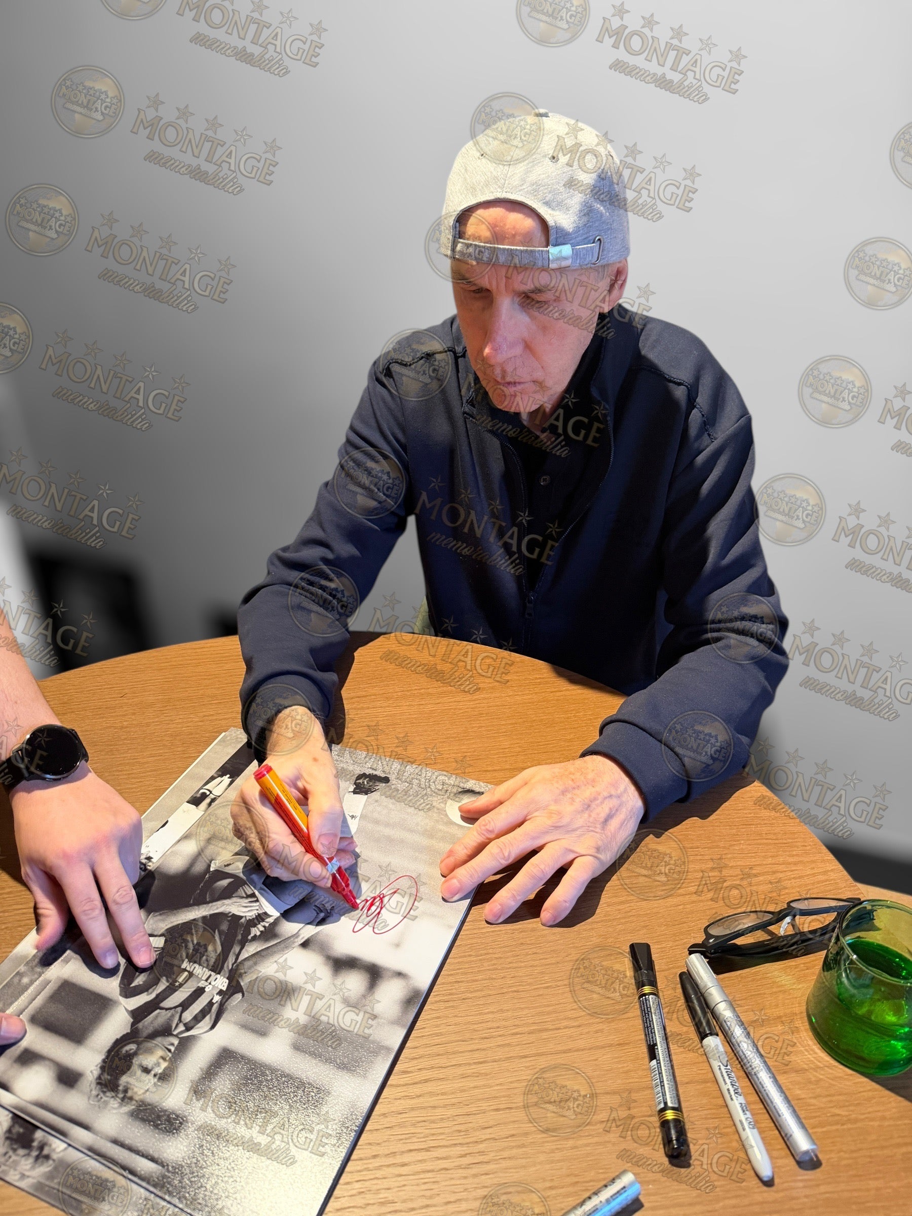 FRANCO BARESI SIGNED AC MILAN LEGEND 14X11 PHOTOGRAPH (ACG CERT AG17702)