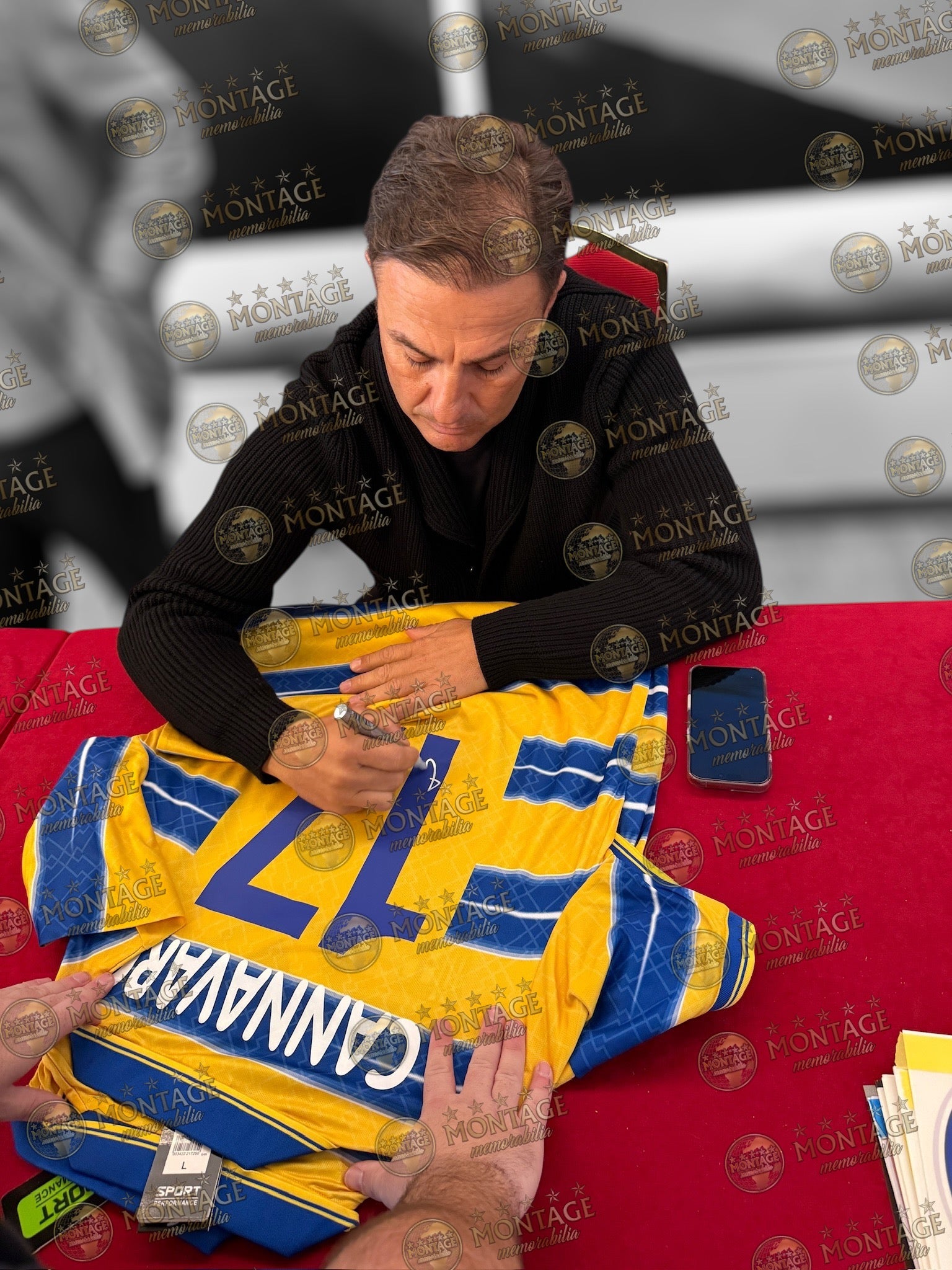 FABIO CANNAVARO SIGNED PARMA CALCIO 1998/99 HOME SHIRT (ACG CERT AG17442)