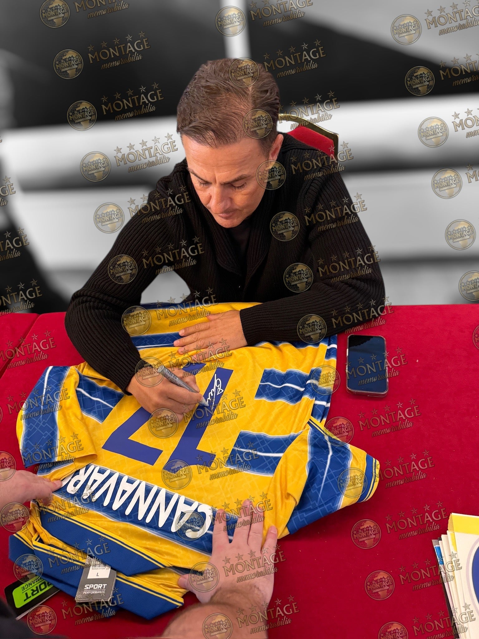 FABIO CANNAVARO SIGNED PARMA CALCIO 1998/99 HOME SHIRT (ACG CERT AG17442)