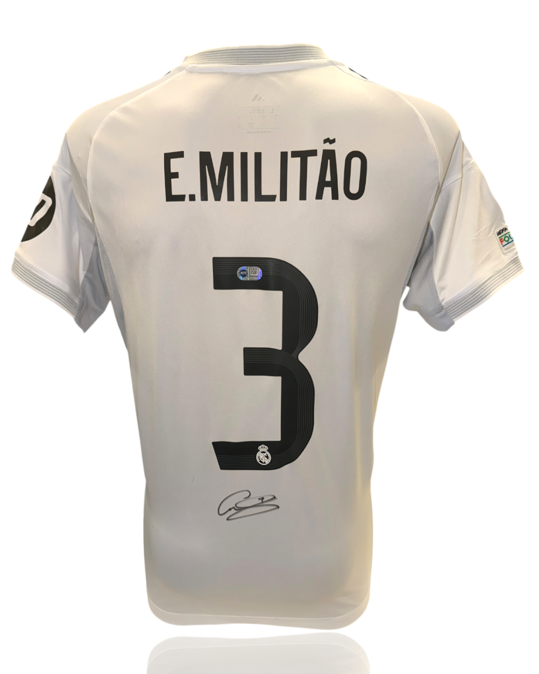 EDER MILITAO SIGNED REAL MADRID 2025/26 HOME SHIRT (ACG CERT AG17768)
