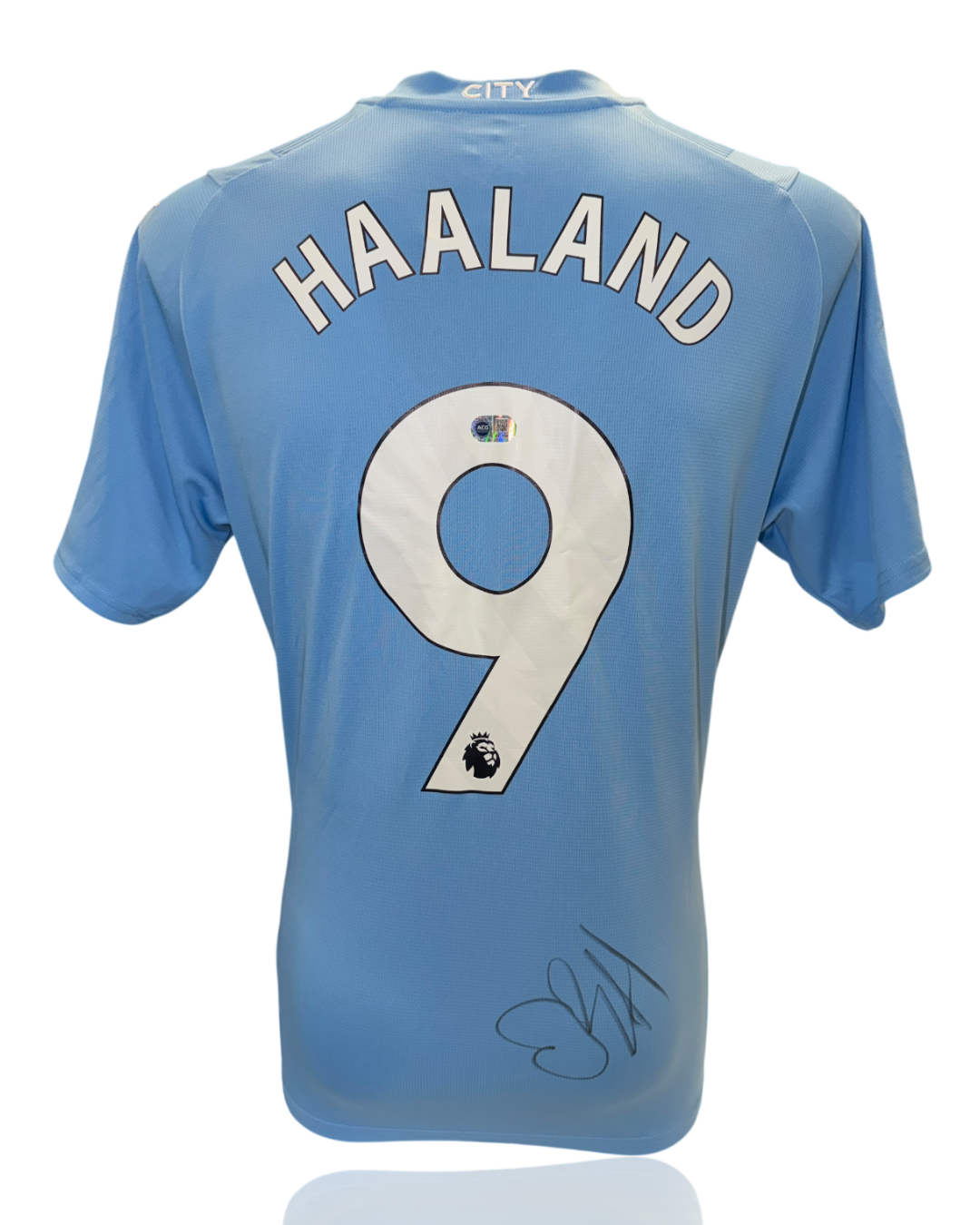 ERLING HAALAND SIGNED MANCHESTER CITY FC 23/24 HOME SHIRT (ACG CERT AG17798)