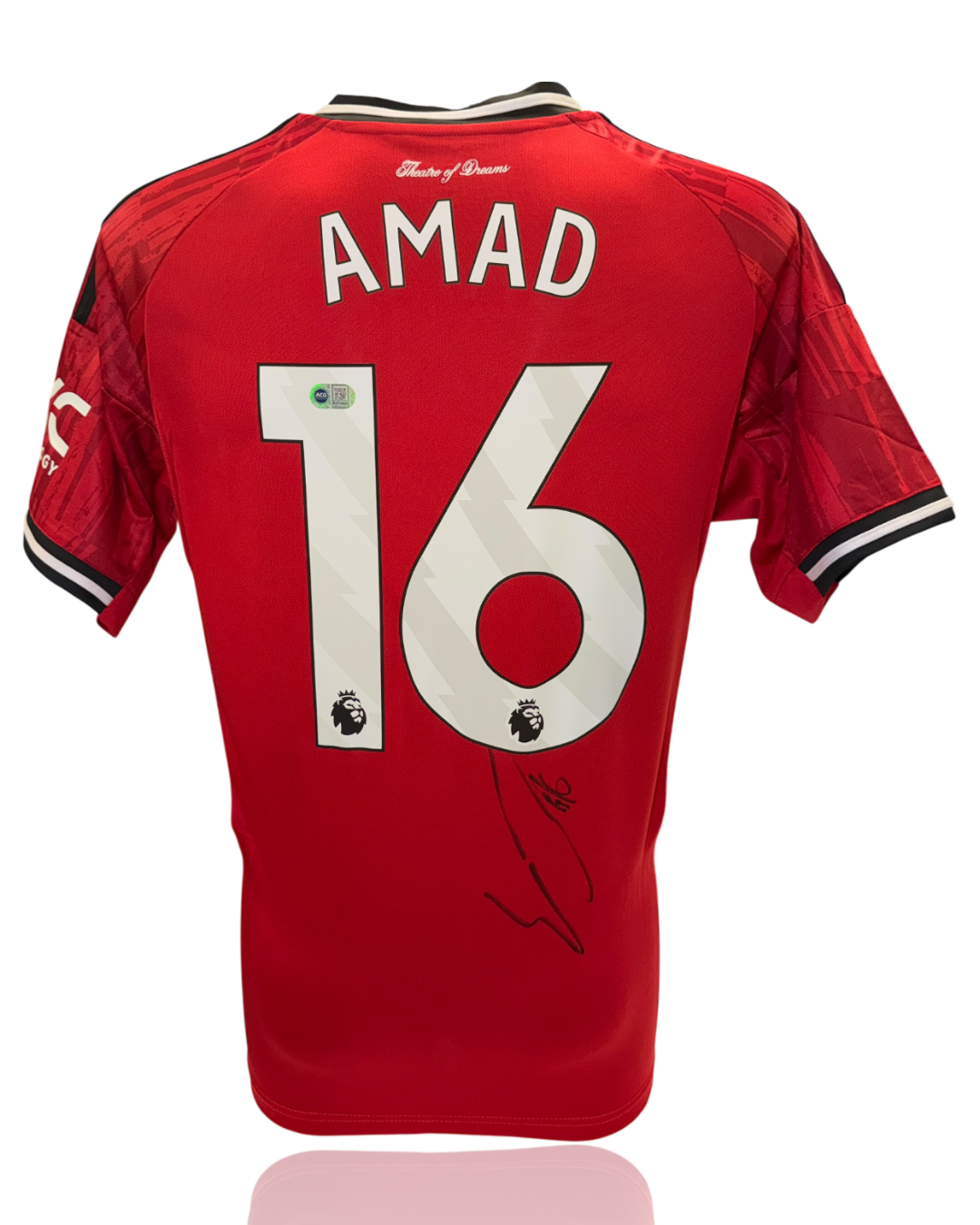AMAD DIALLO SIGNED 2025/26 MANCHESTER UTD HOME SHIRT (ACG CERT AG17829)