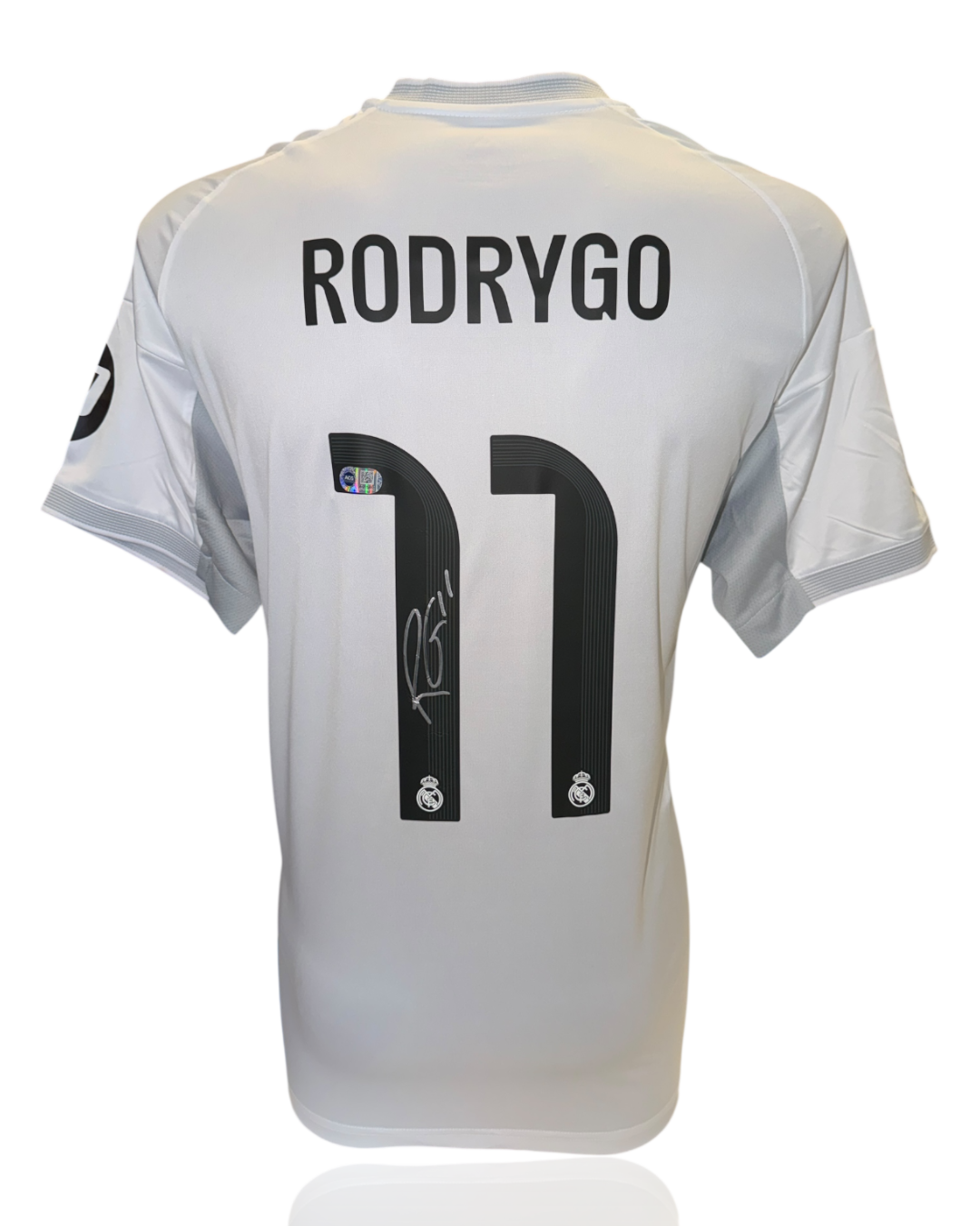 RODRYGO SIGNED REAL MADRID 2025/26 HOME SHIRT (ACG CERT AG17867)