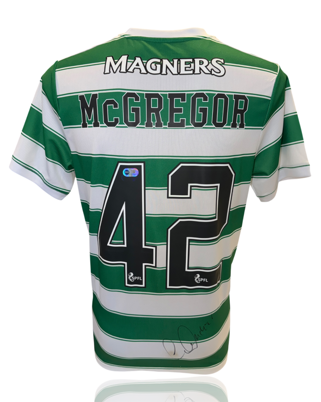 CALLUM MCGREGOR SIGNED CELTIC FC 2021/22 HOME SHIRT (ACG CERT AG17875)