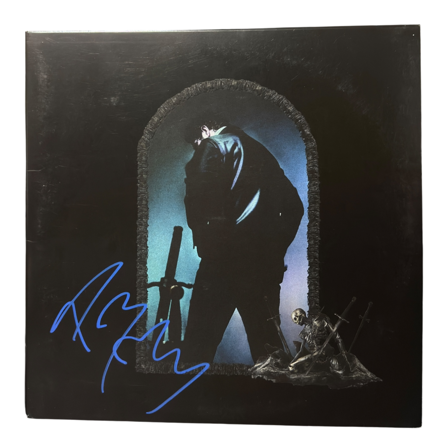 POST MALONE SIGNED HOLLYWOOD’S BLEEDING VINYL ALBUM LP (ACG CERT AG17902)