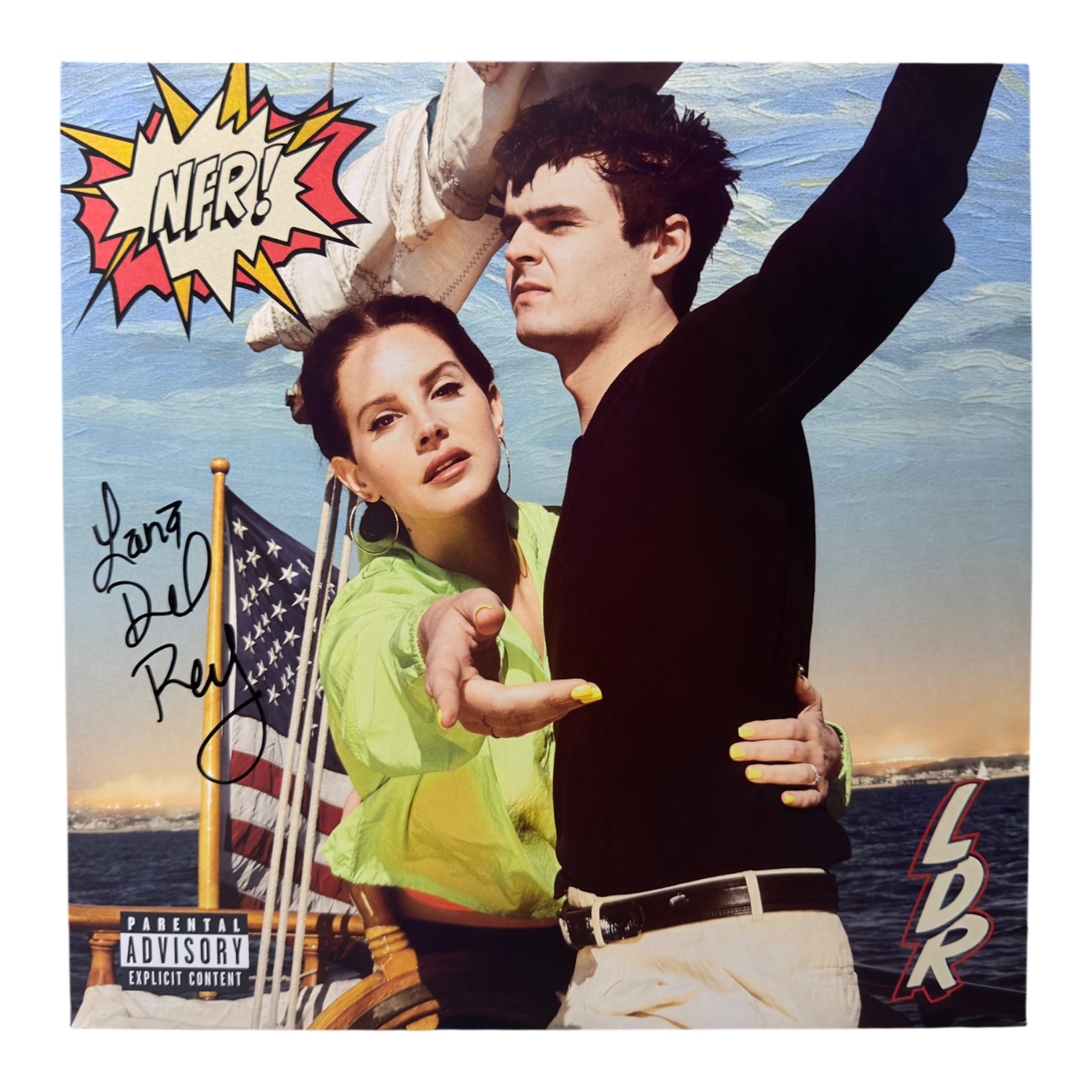 LANA DEL REY SIGNED NFR NORMAL F ROCKWELL VINYL LP (ACG CERT AG17932)