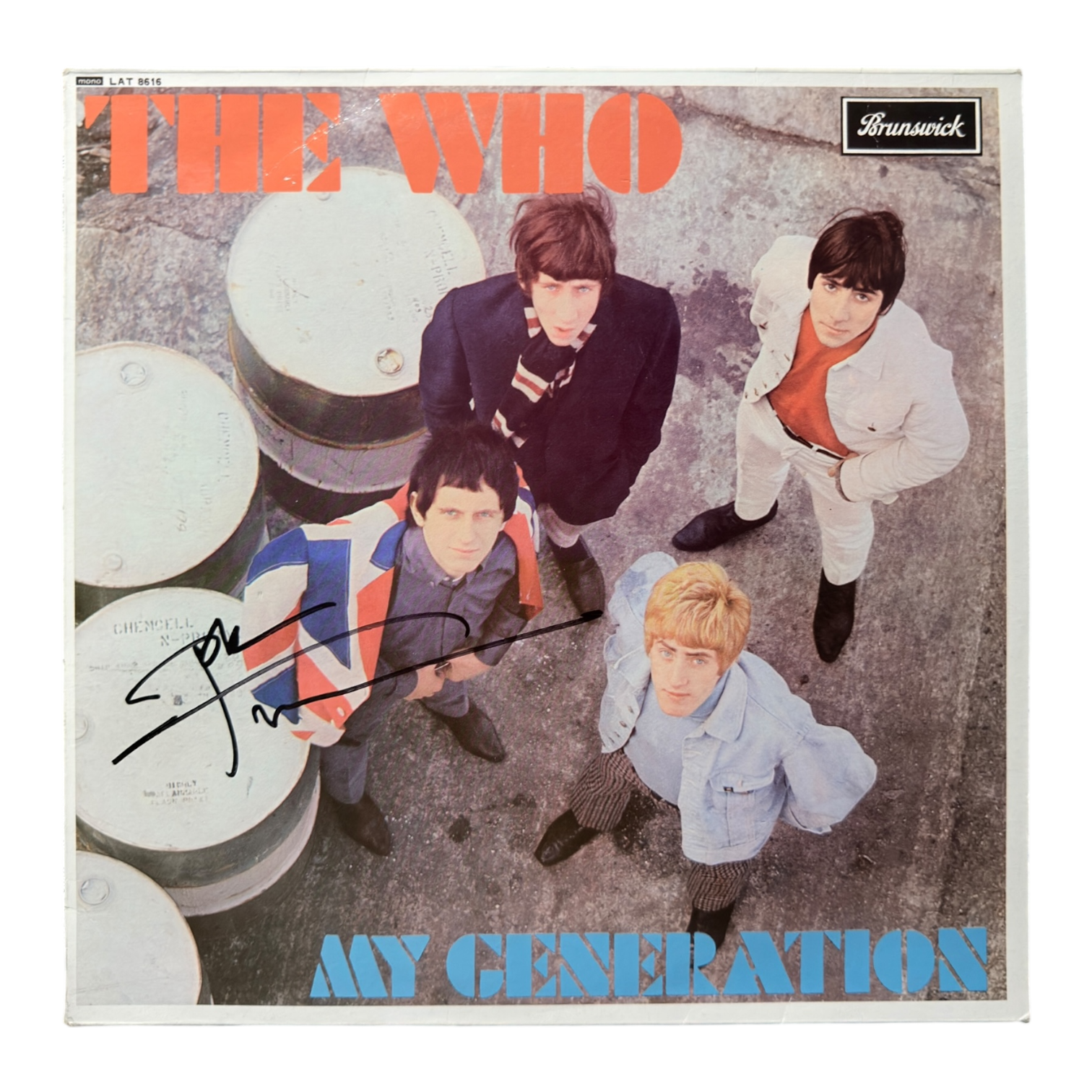 PETE TOWNSHEND SIGNED THE WHO VINYL 12" LP (ACG CERT AG17936)