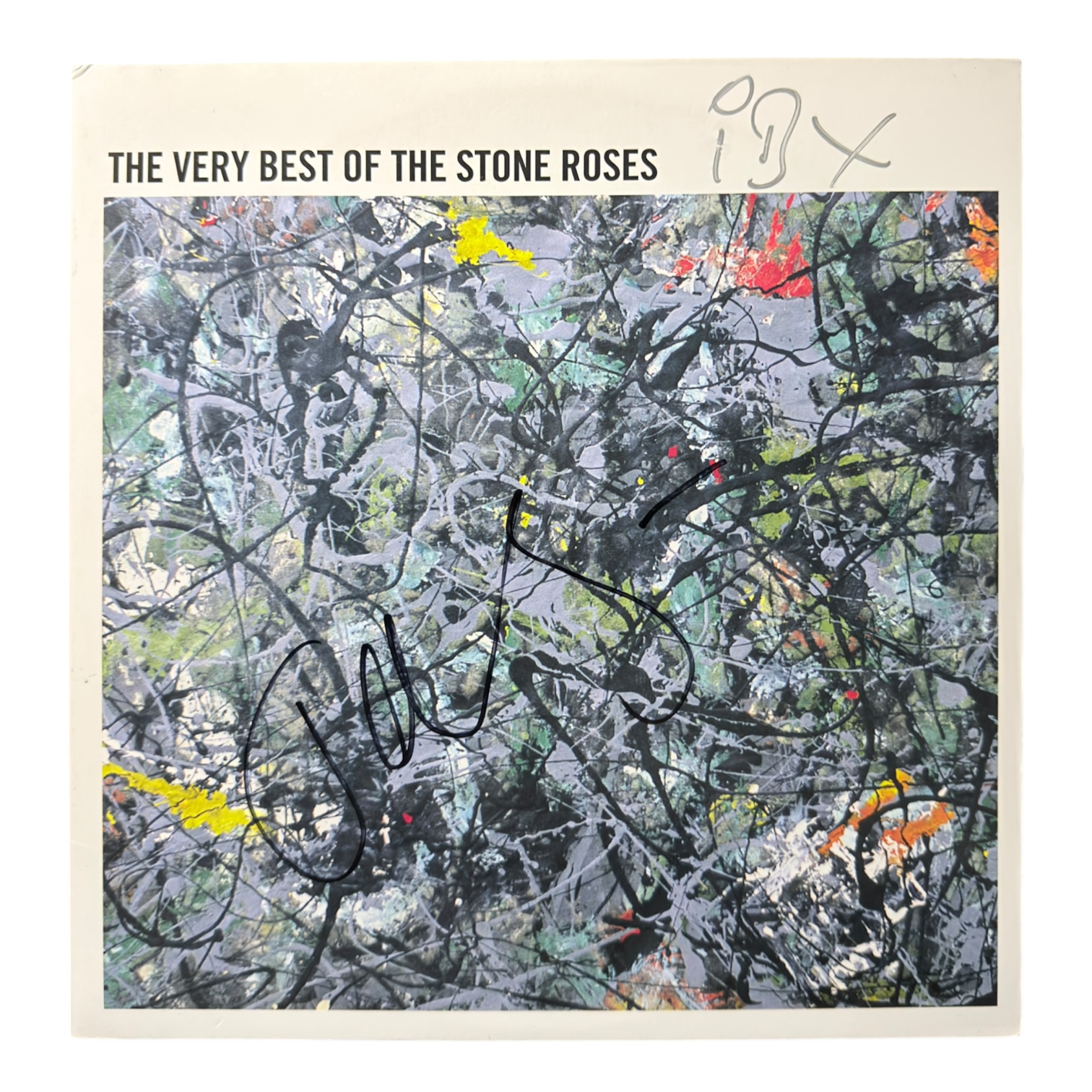 IAN BROWN & JOHN SQUIRE SIGNED THE VERY BEST OF THE STONE ROSES VINYL (ACG CERT AG17952)