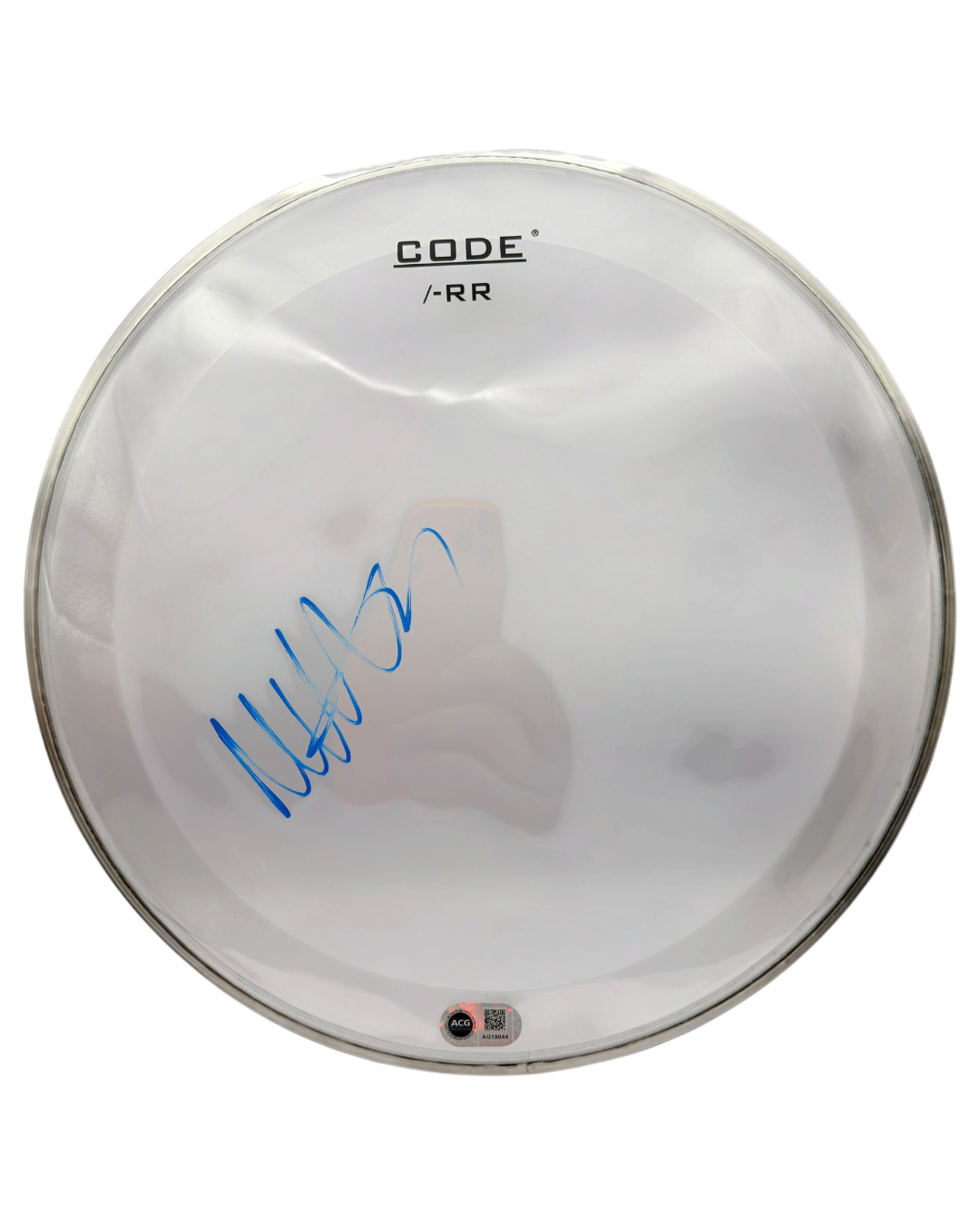 MATTY HEALY THE 1975 SIGNED 12" DRUMSKIN (ACG CERT AG18044)