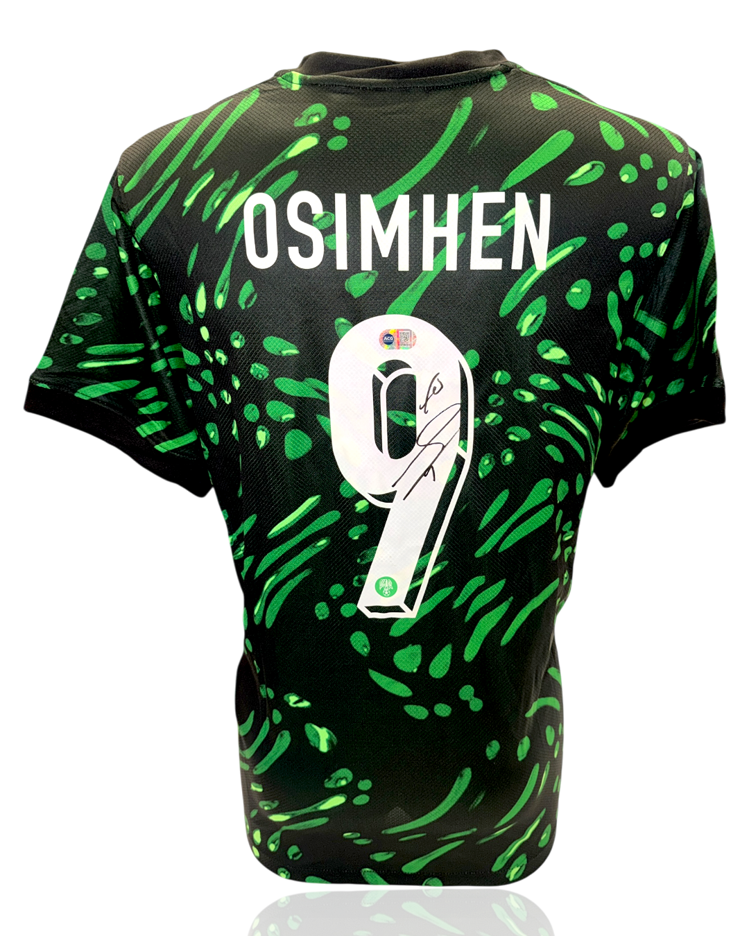 VICTOR OSIMHEN SIGNED NIGERIA 24/26 HOME NATIONAL SHIRT (ACG CERT AG18103)