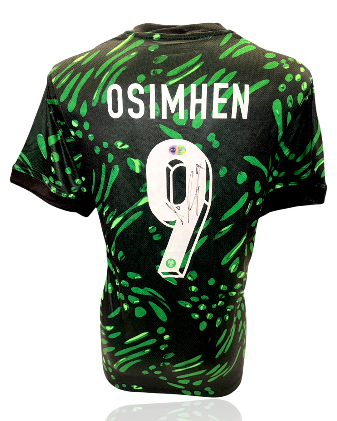 VICTOR OSIMHEN SIGNED NIGERIA 24/26 HOME NATIONAL SHIRT (ACG CERT AG18104)