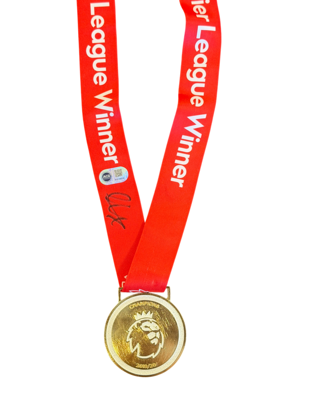 TRENT ALEXANDER-ARNOLD SIGNED LIVERPOOL 19/20 LEAGUE WINNERS MEDAL (ACG CERT AG18835)