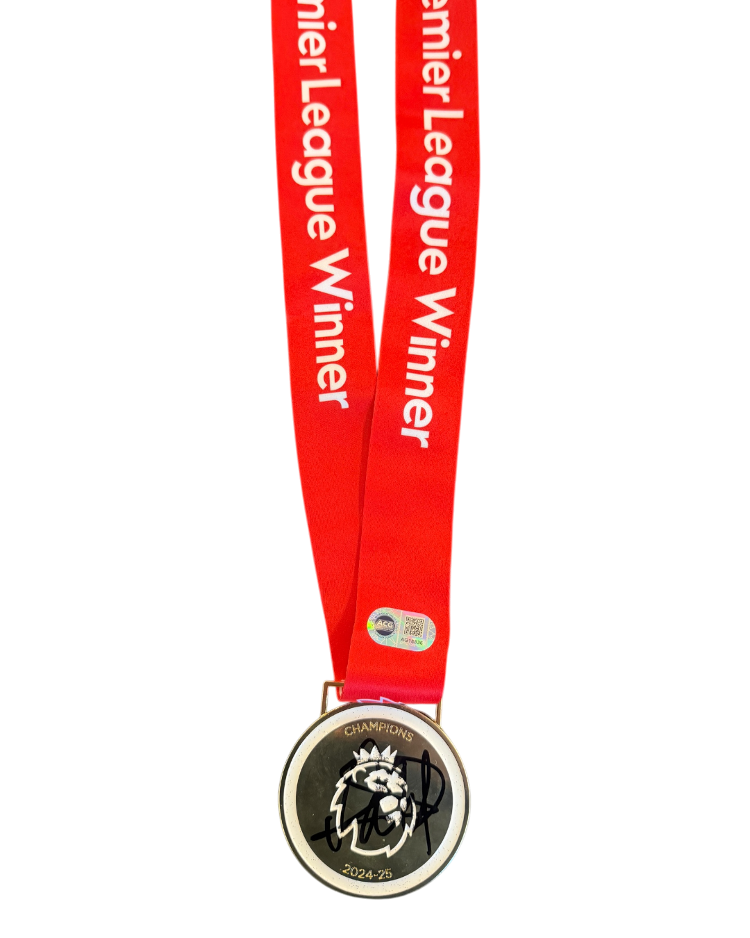 ARNE SLOT SIGNED LIVERPOOL 2024/25 LEAGUE WINNING MEDAL (ACG CERT AG18836)