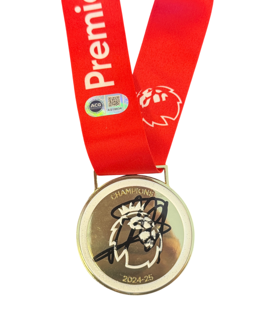 ARNE SLOT SIGNED LIVERPOOL 2024/25 LEAGUE WINNING MEDAL (ACG CERT AG18834)