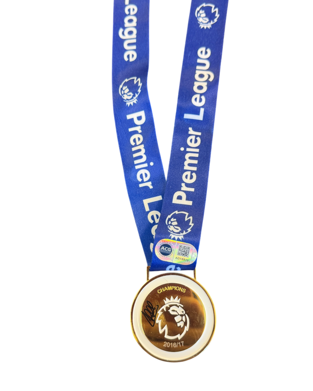CESC FABREGAS SIGNED CHELSEA 16/17 LEAGUE WINNERS MEDAL (ACG CERT AG18839)