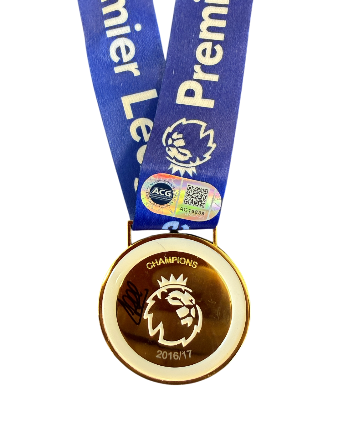 CESC FABREGAS SIGNED CHELSEA 16/17 LEAGUE WINNERS MEDAL (ACG CERT AG18839)
