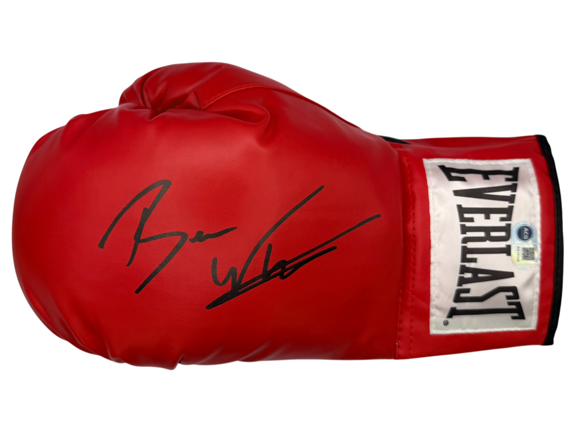 BEN WHITTAKER THE SURGEON SIGNED RED EVERLAST BOXING GLOVE (ACG CERT AG19006)