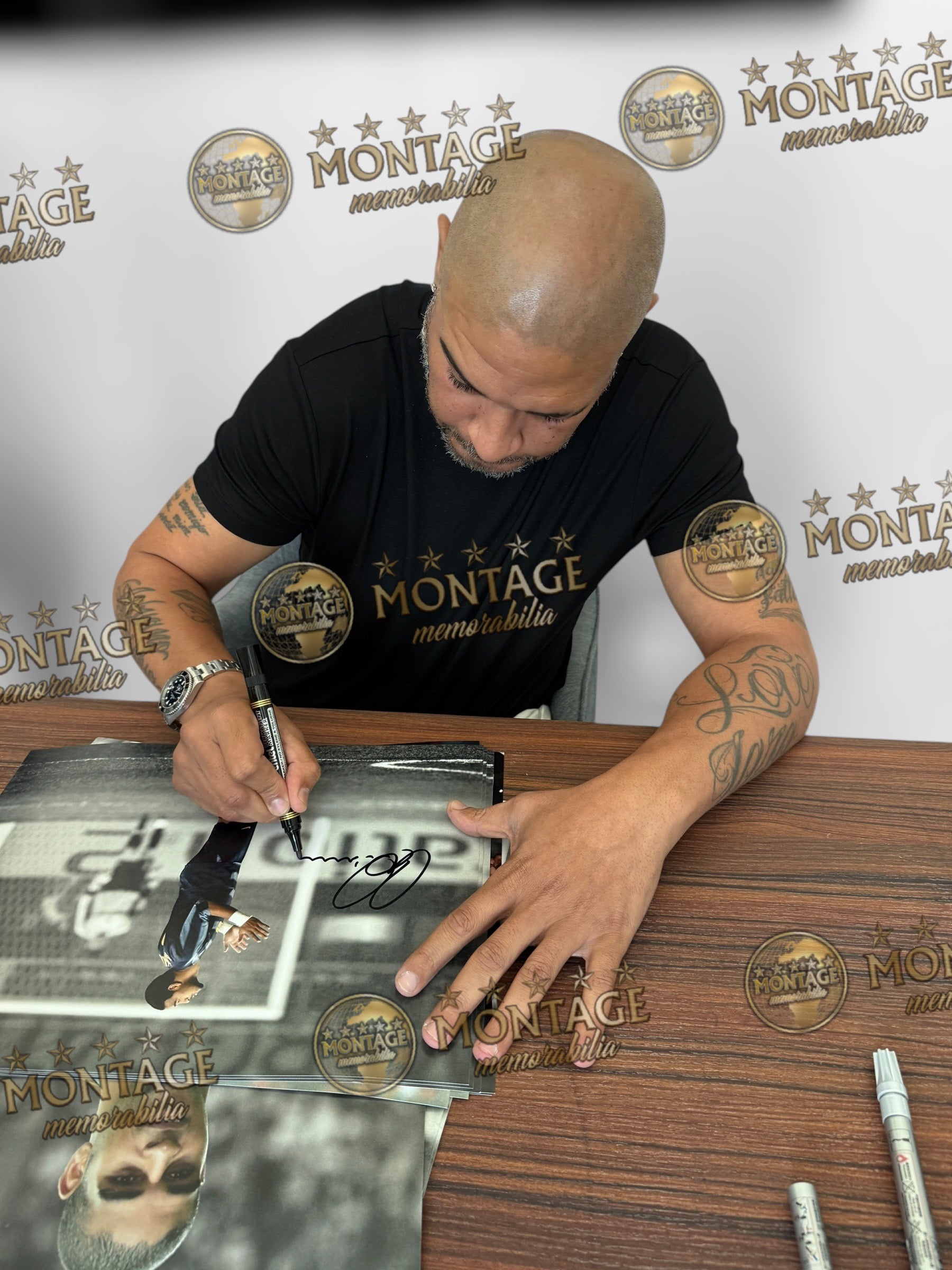 ADRIANO SIGNED INTER MILAN LEGEND 16x12 PHOTO (ACG CERT AG17327)