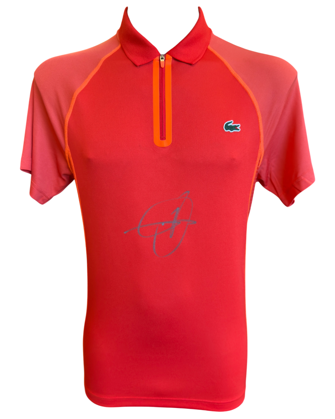 NOVAK DJOKOVIC SIGNED LACOSTE TENNIS OPEN POLO SHIRT (ACG CERT AG19138)